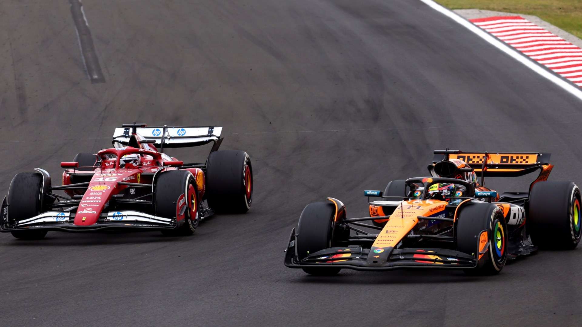 Leclerc Mclaren Ferrari