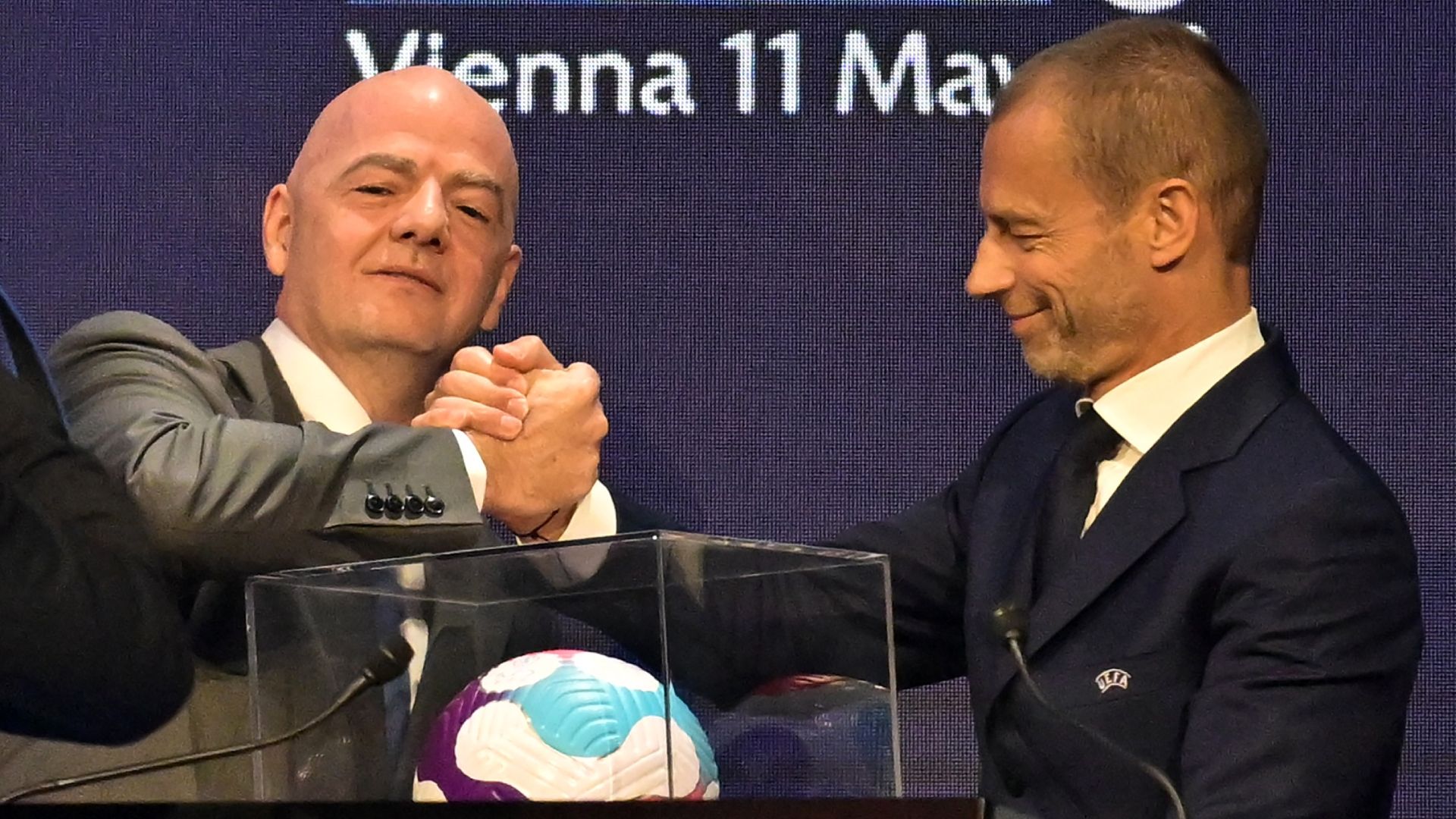 Infantino Ceferin FIFA UEFA