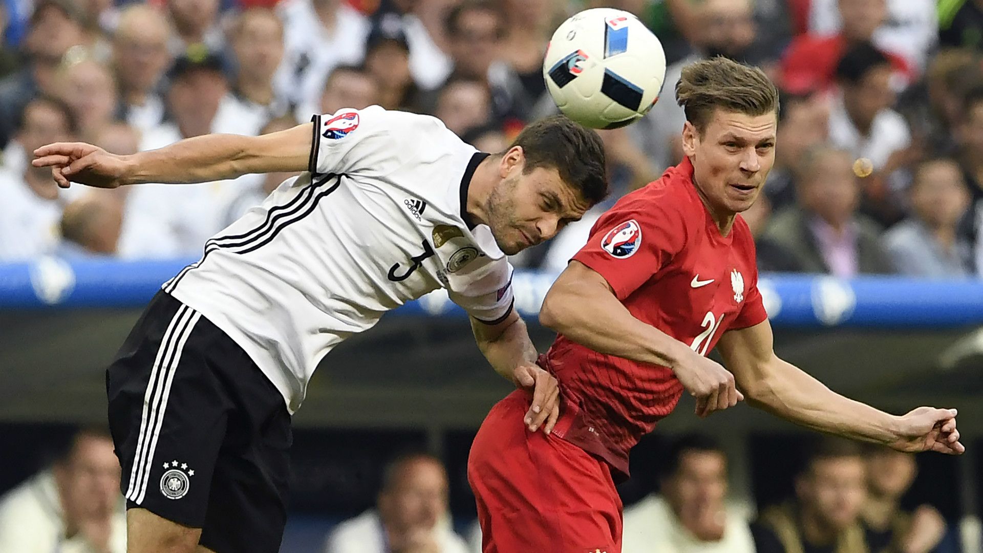 Jonas Hector Lukasz Piszczek Germany Poland European Championship 16062016