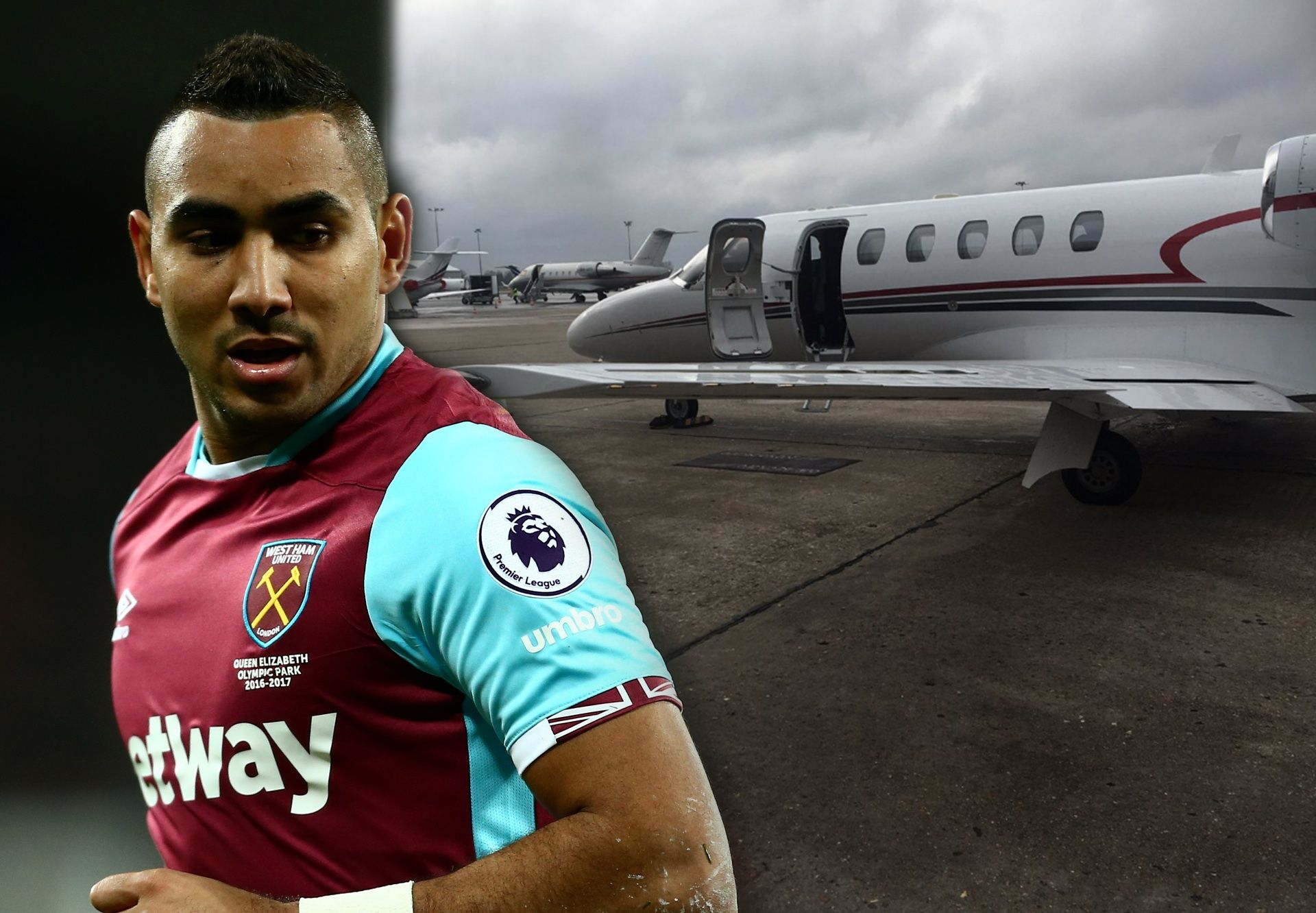 Dimitri Payet plane