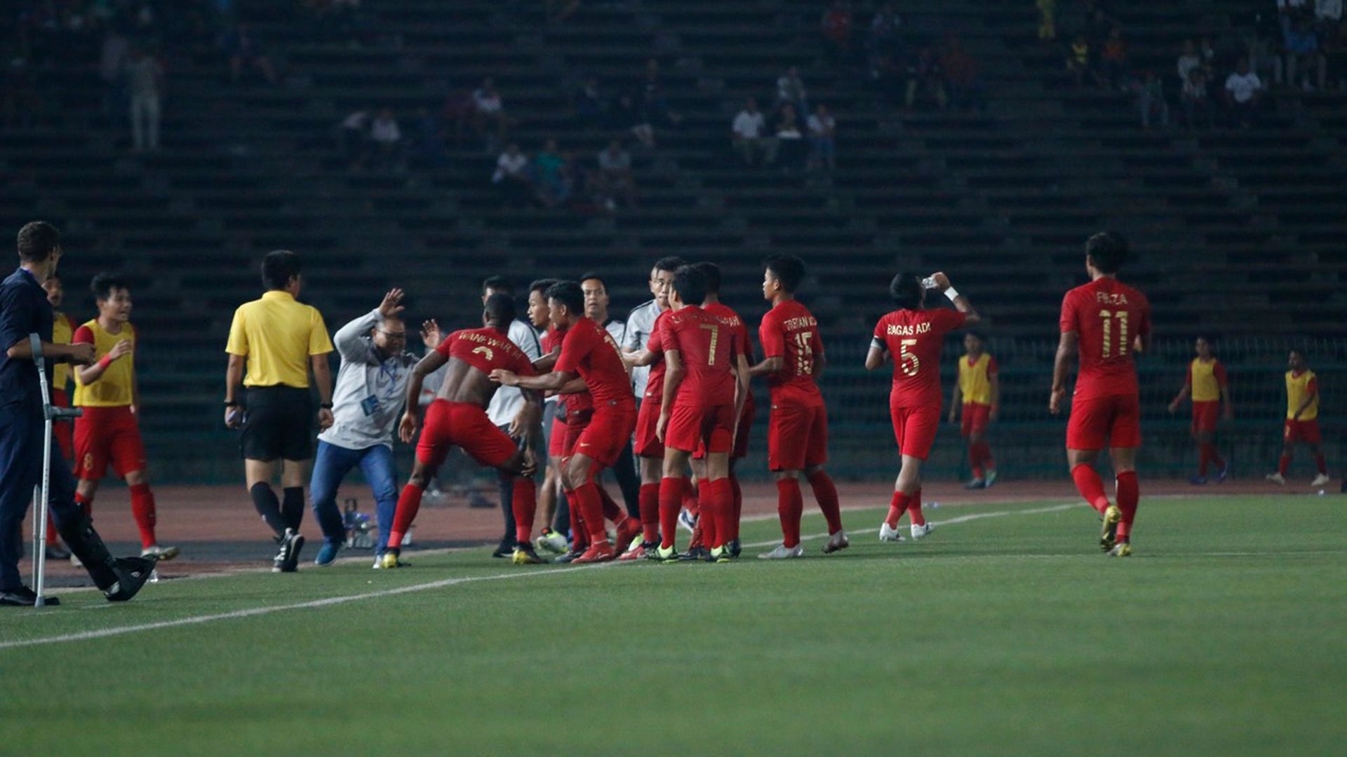 Selebrasi Marinus Maryanto - Indonesia U-22