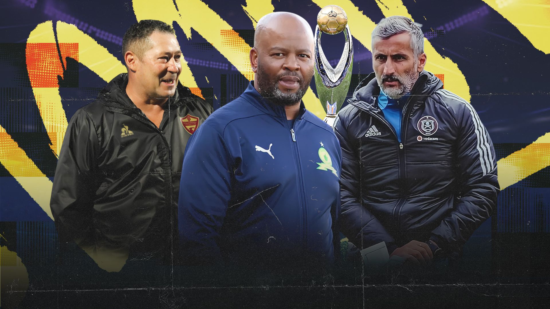 Manqoba Mngqithi, Steve Barker & Jose Riveiro GFX 