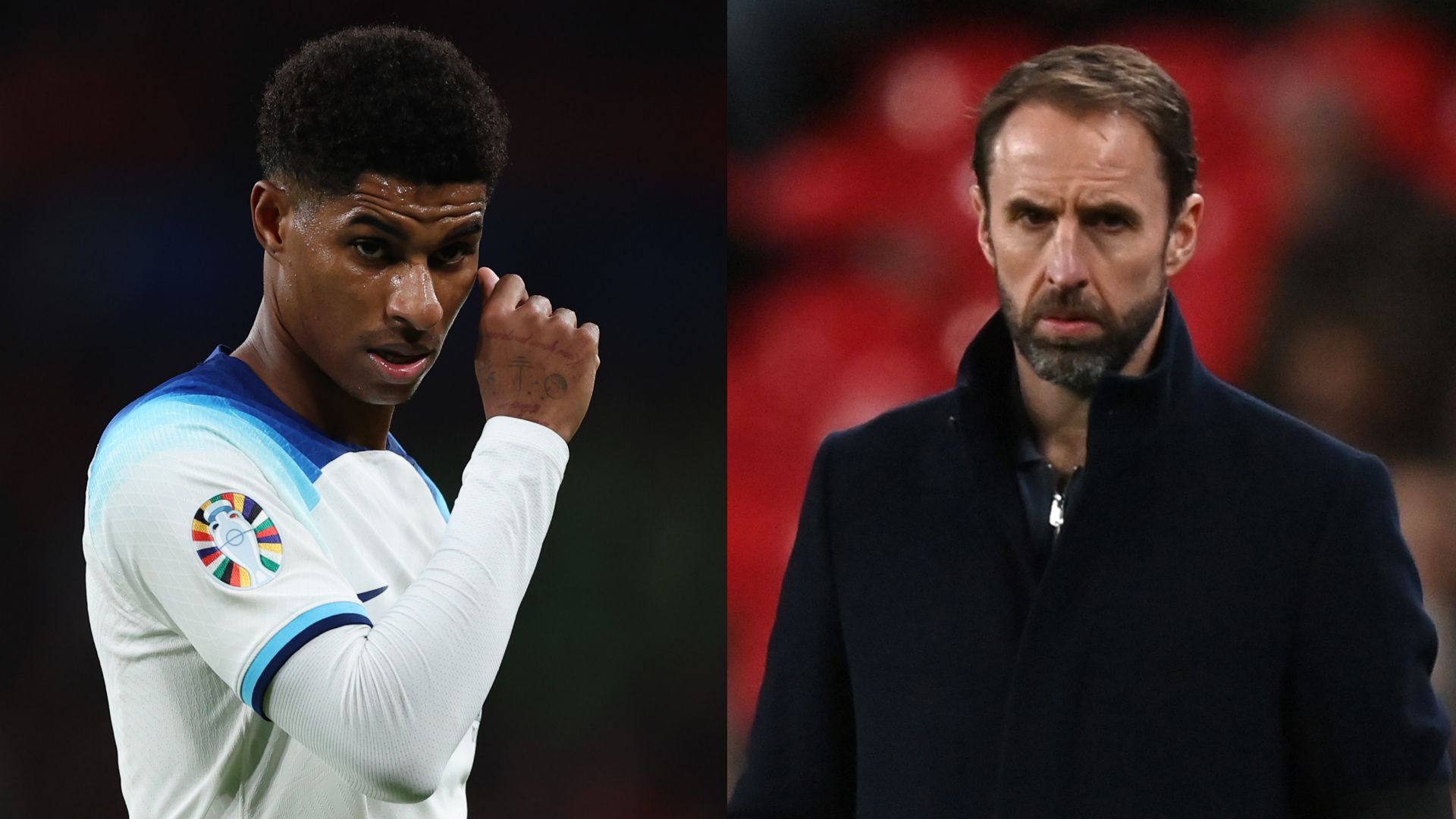 Marcus Rashford Gareth Southgate