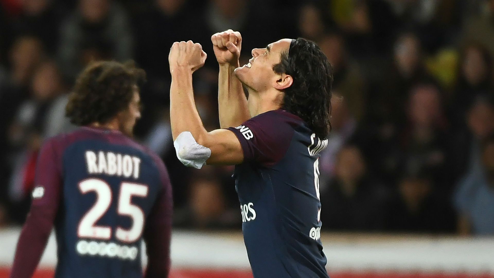 Edinson Cavani PSG Monaco Ligue 1
