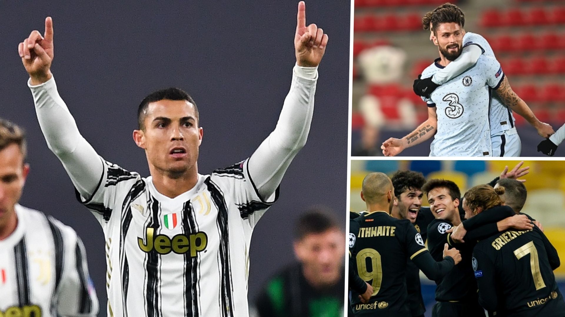 Juventus Chelsea Barcelona Champions League 2020/21