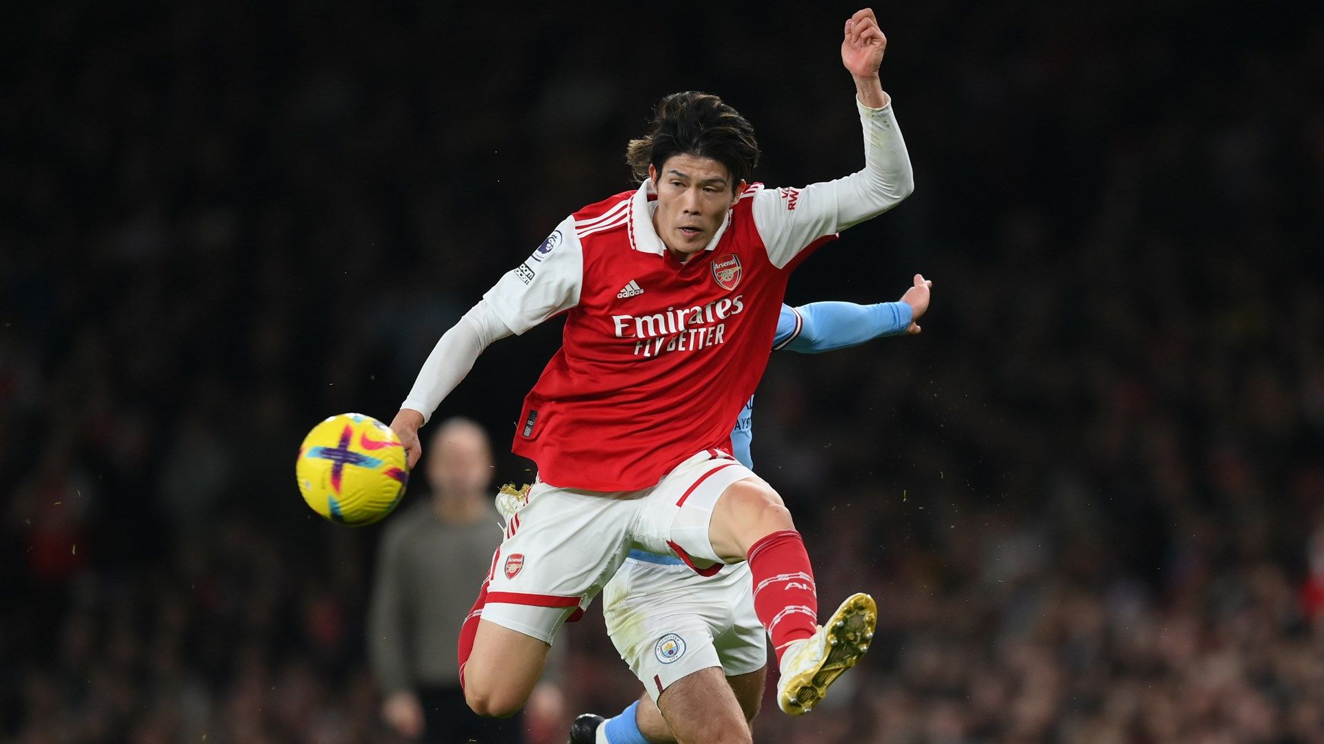 Takehiro Tomiyasu Manchester City Arsenal 2022-23 Premier League