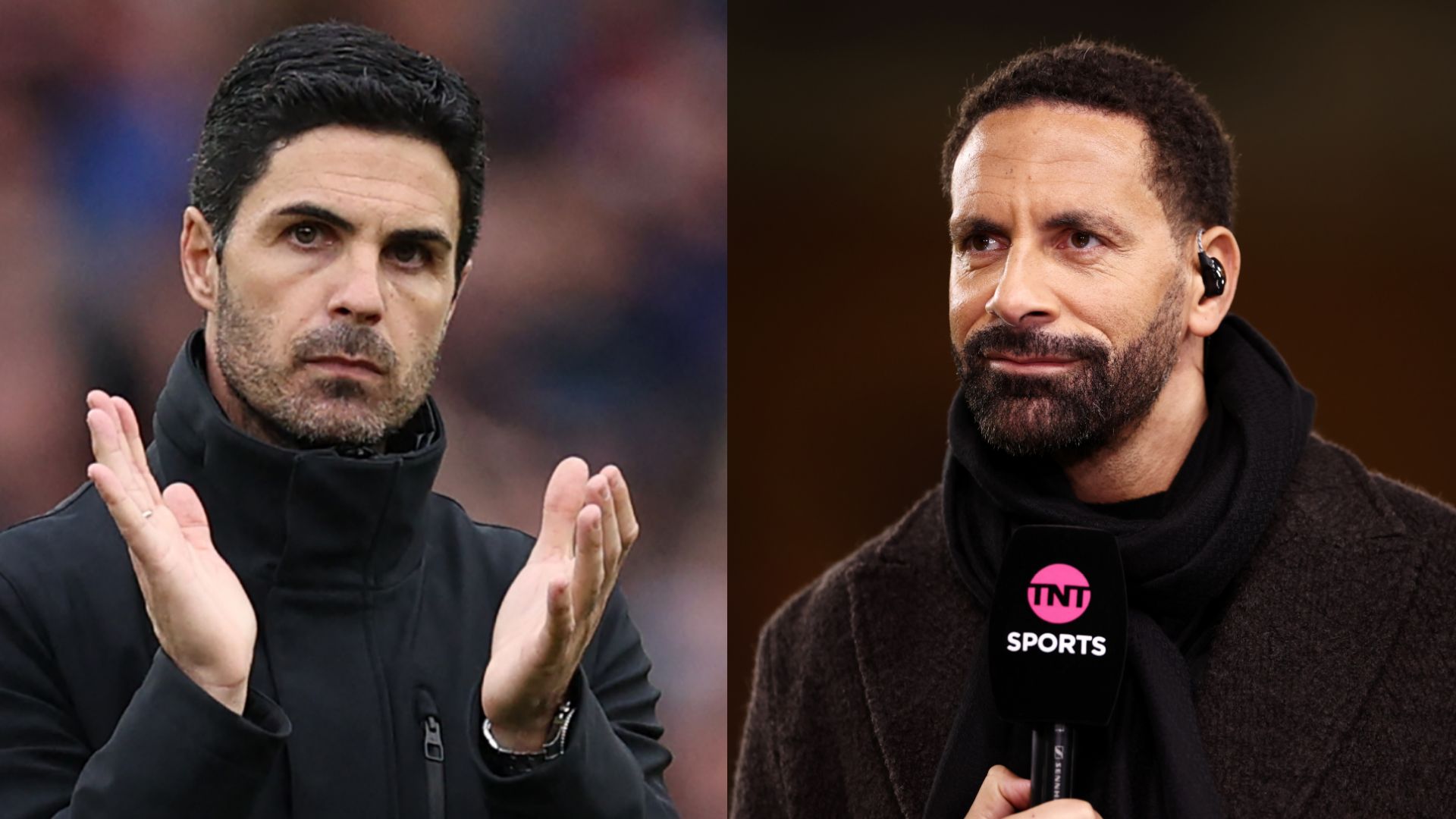 Mikel Arteta Rio Ferdinand