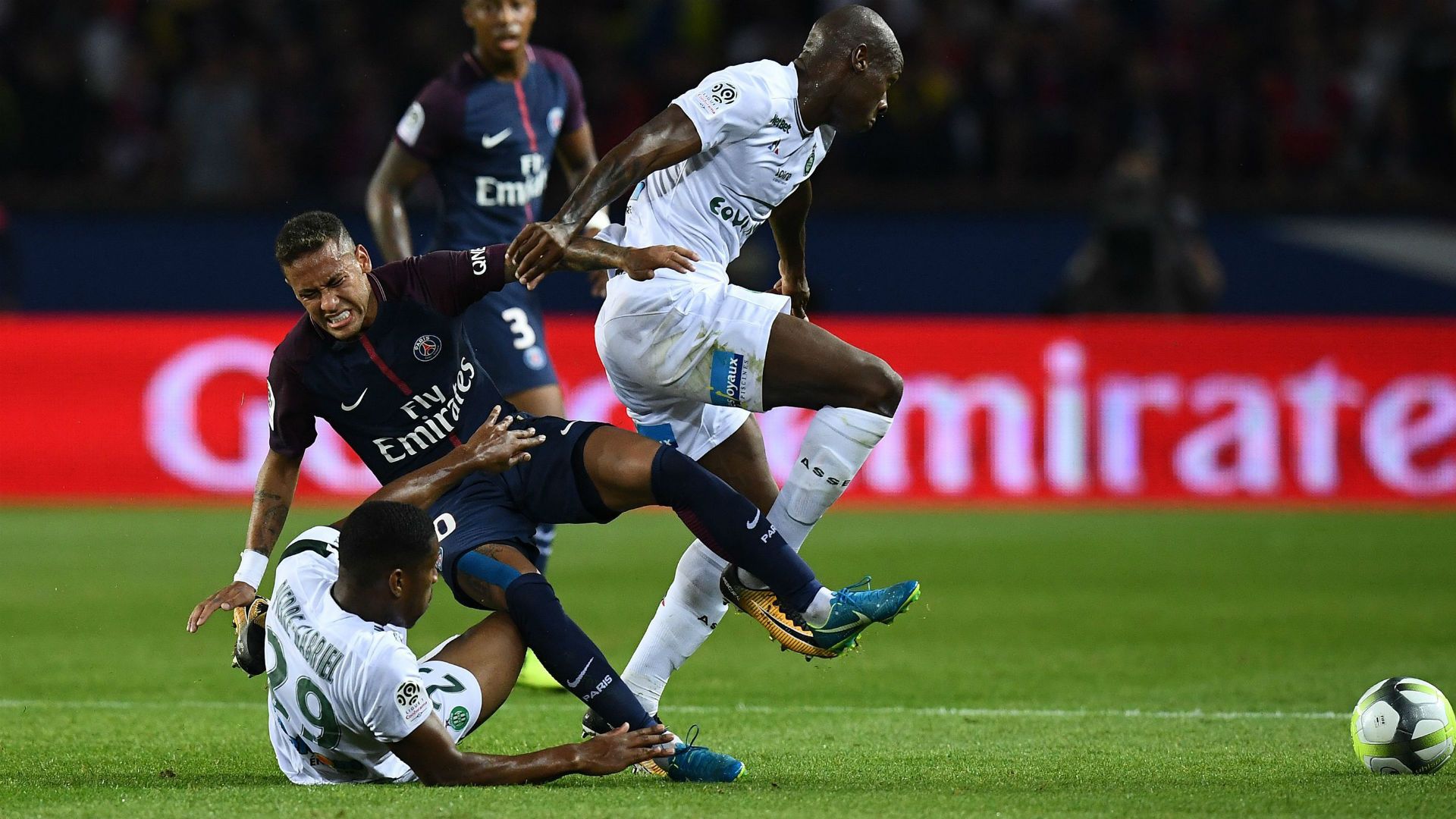 Neymar PSG ASSE Ligue 1 25082017