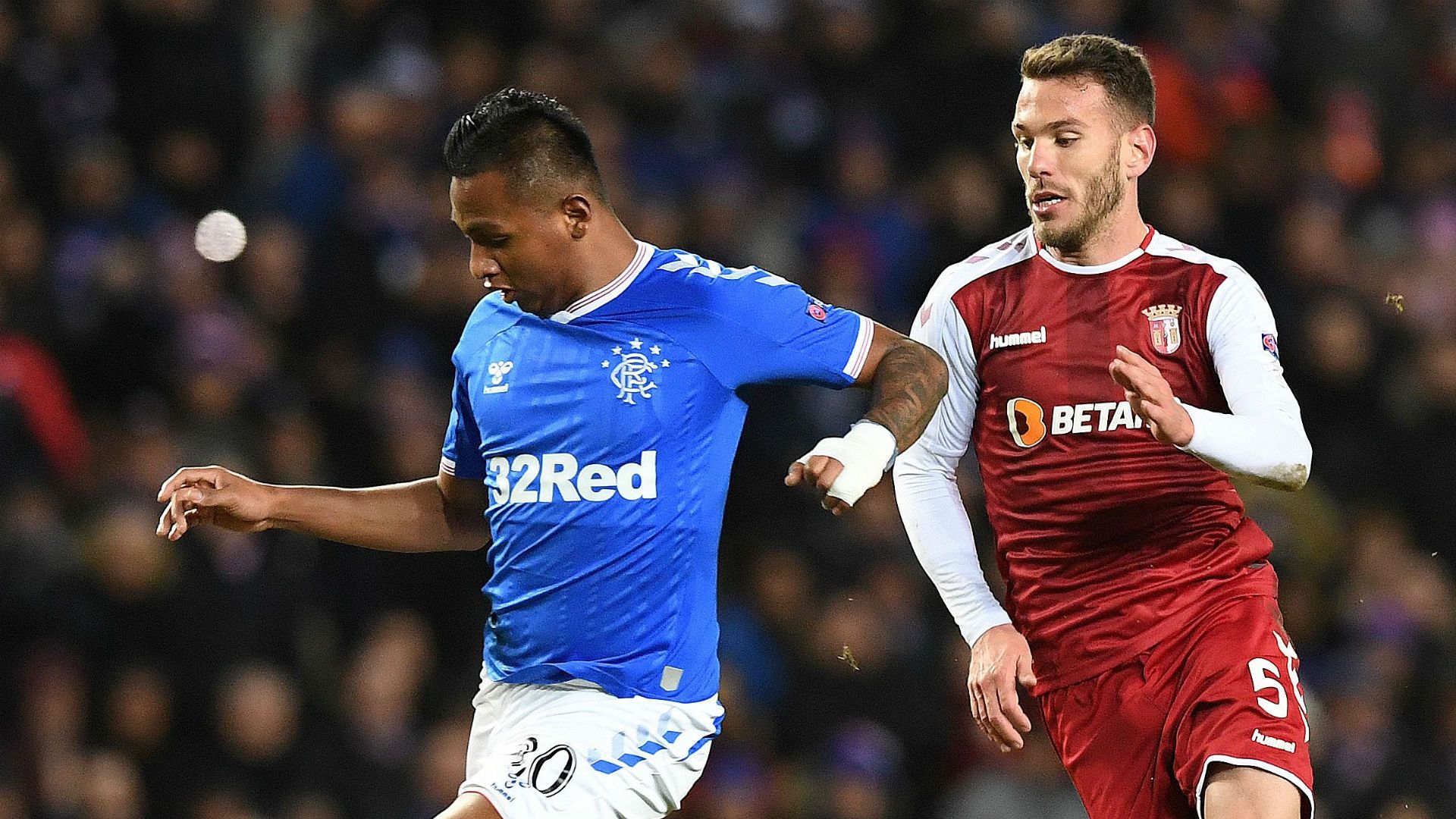 Alfredo Morelos Rangers - Sporting Braga Europa League 200220