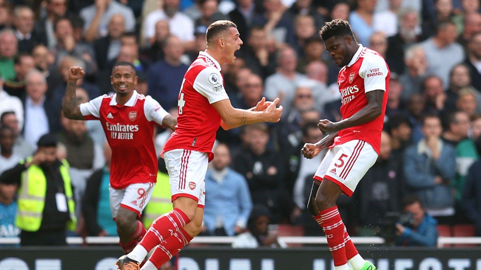 Thomas Partey Arsenal 2022.