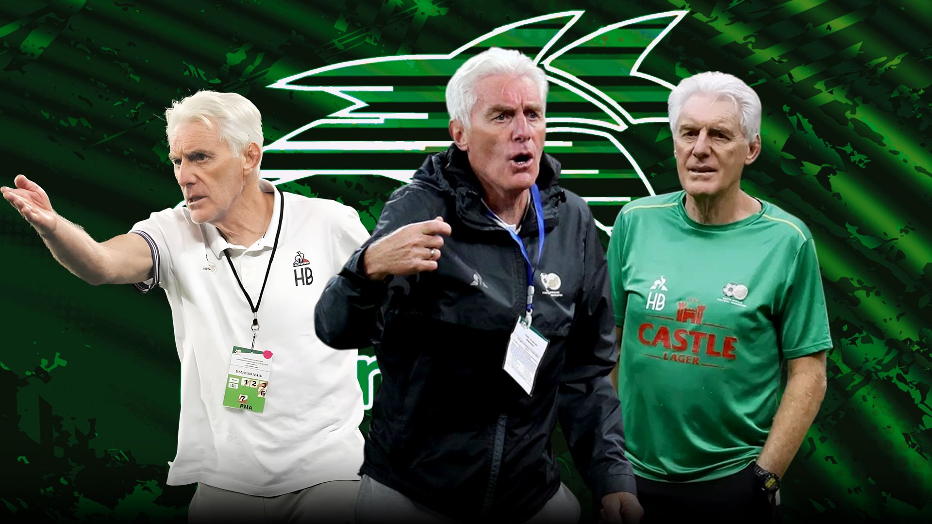 Hugo Broos, Bafana Bafana 16-9