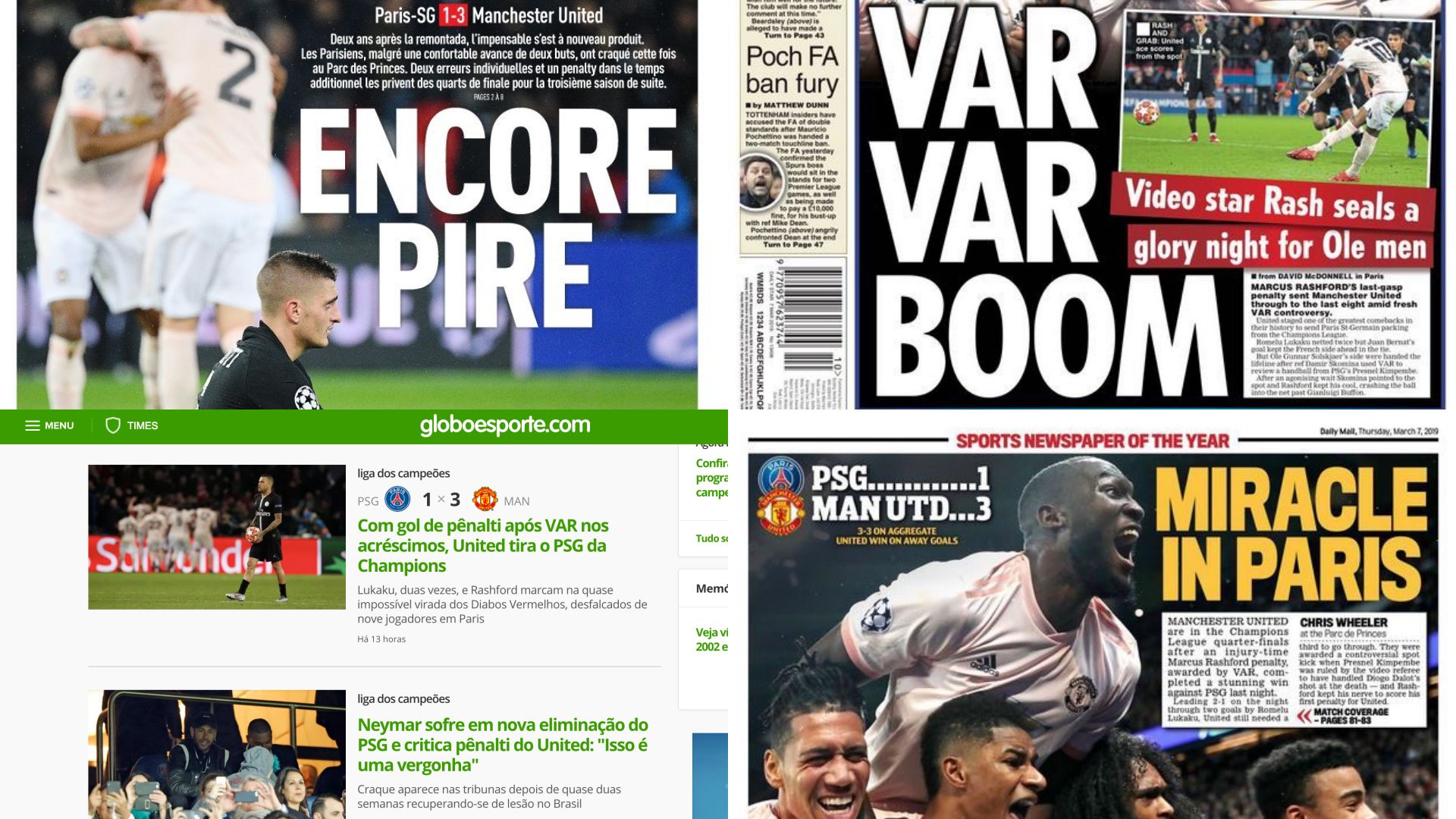 Portadas prensa PSG