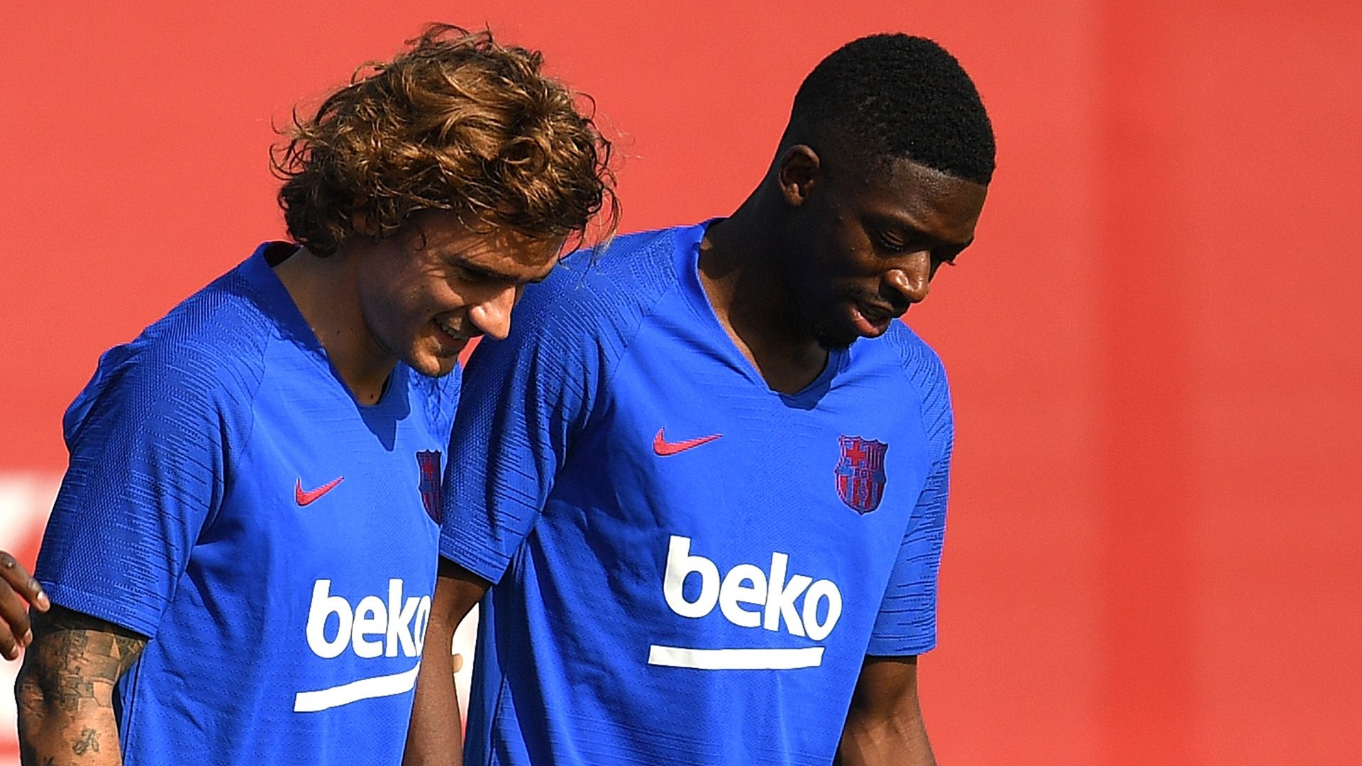 Griezmann Dembele Barca