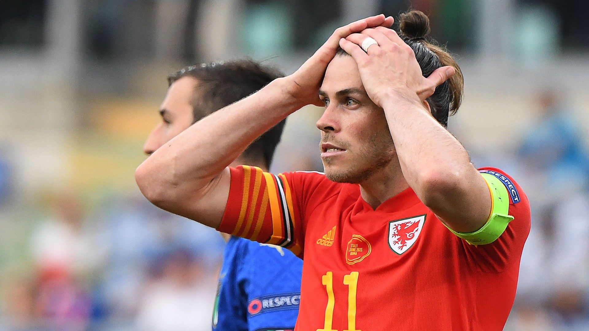 Gareth Bale Italy vs Wales Euro 2020