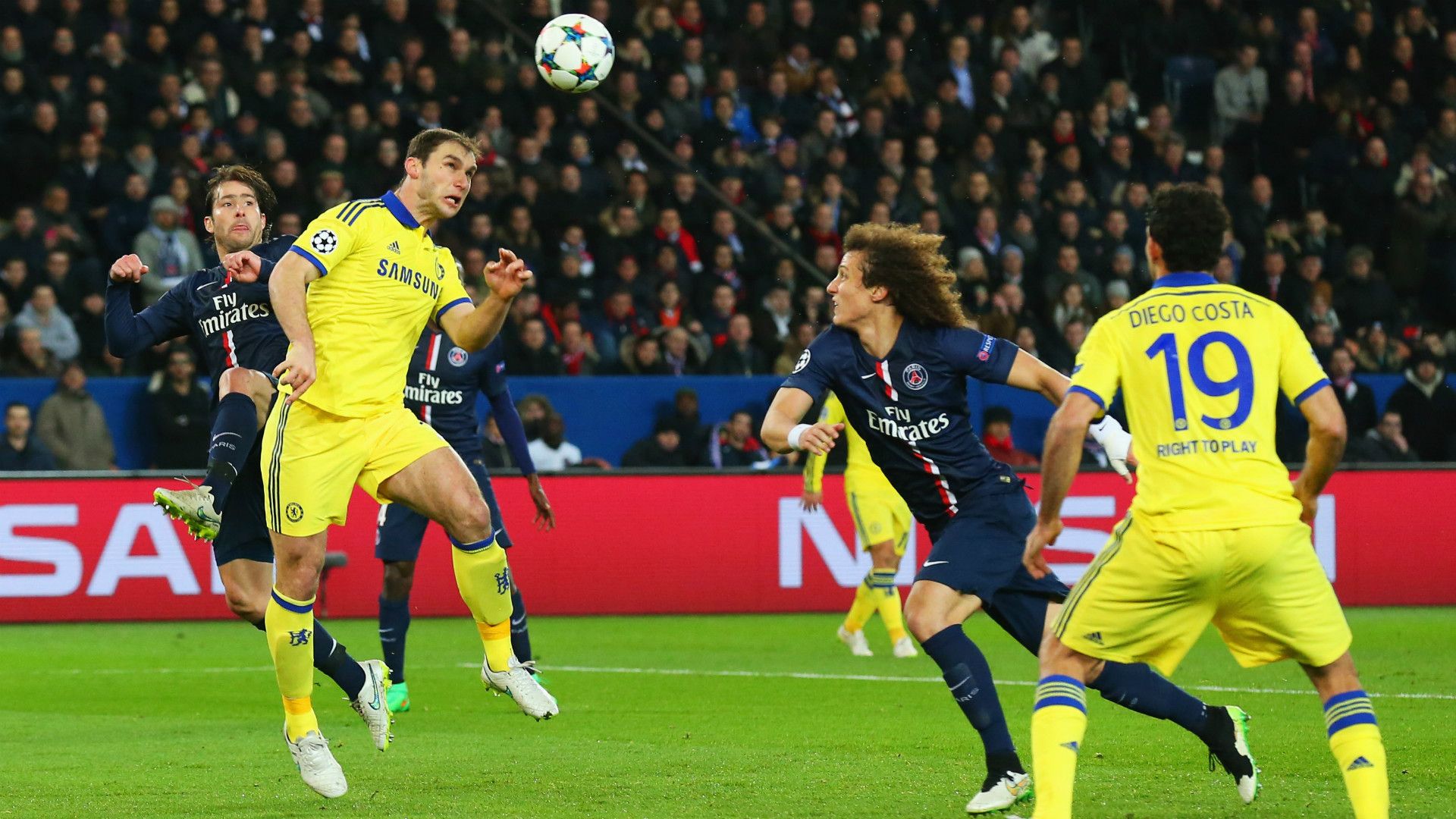 Branislav Ivanovic Chelsea PSG Paris Saint-Germain Champions League 17022015
