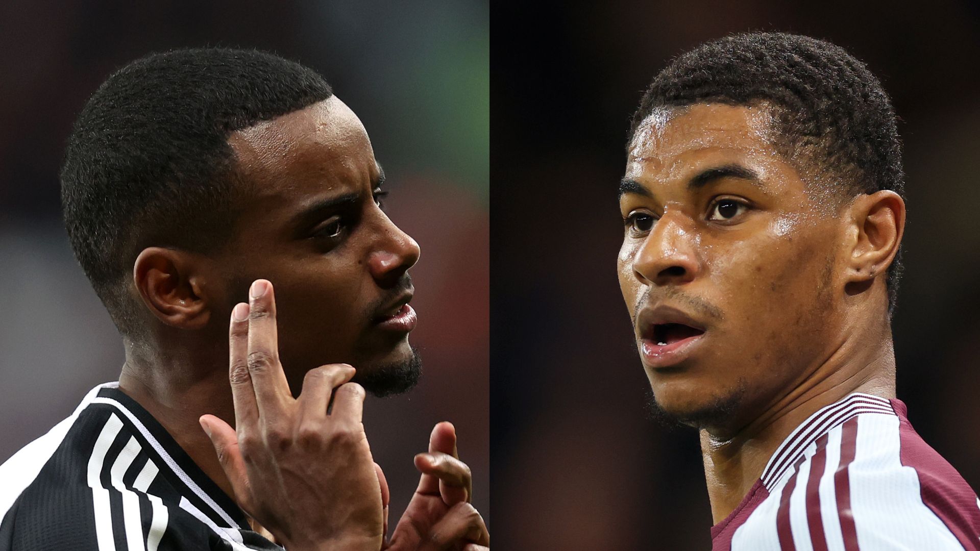 GFX Alexander Isak Marcus Rashford