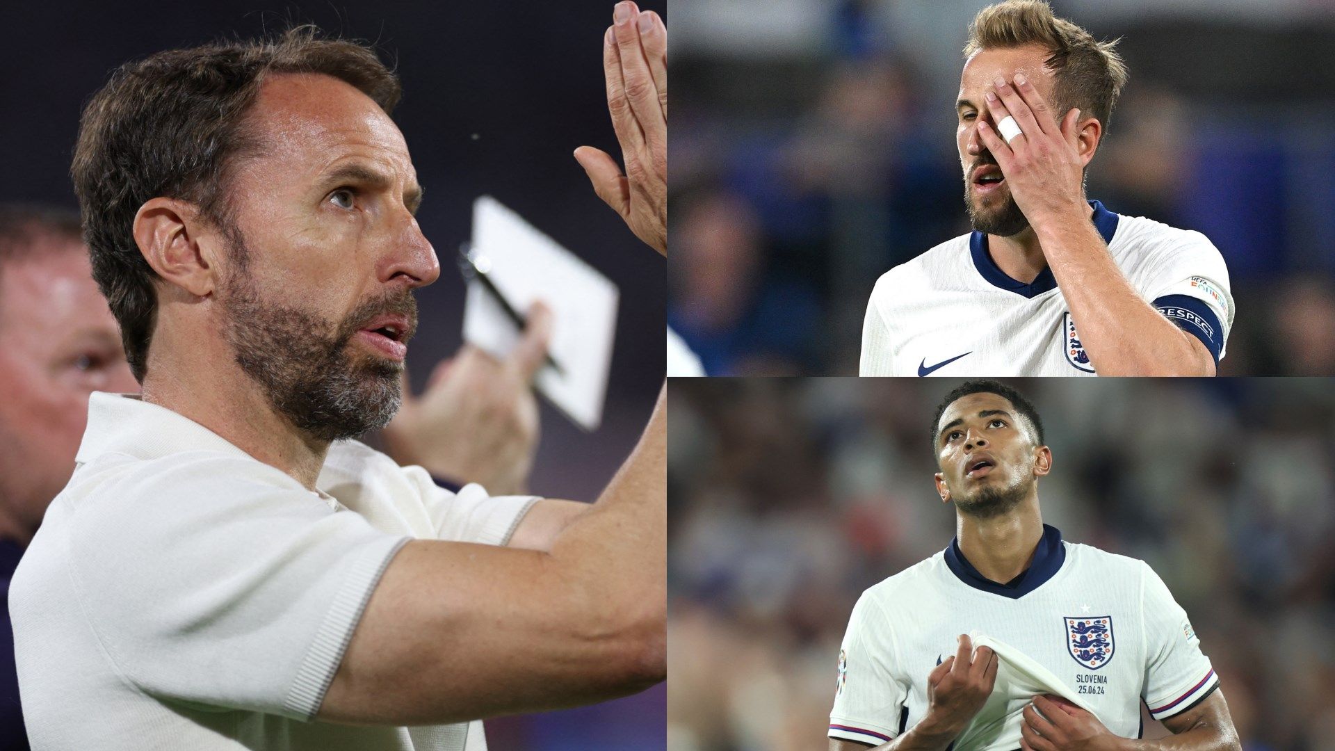 Gareth Southgate Harry Kane Jude Bellingham