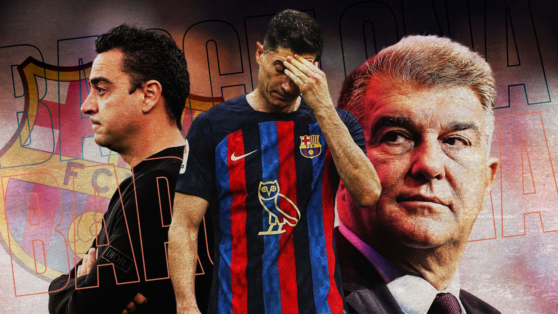 Xavi Lewandowski Laporta Barcelona HIC 16:9