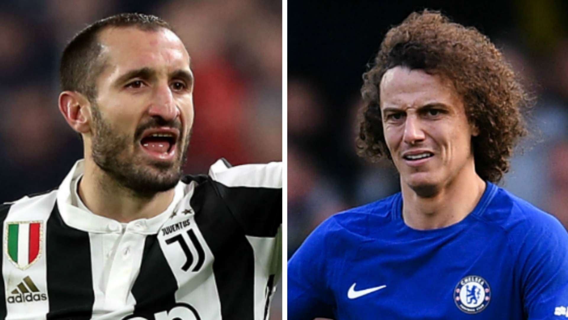 Giorgio Chiellini David Luiz Juventus Chelsea