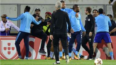 Patrice Evra Vitoria Guimaraes Marseille Europa League