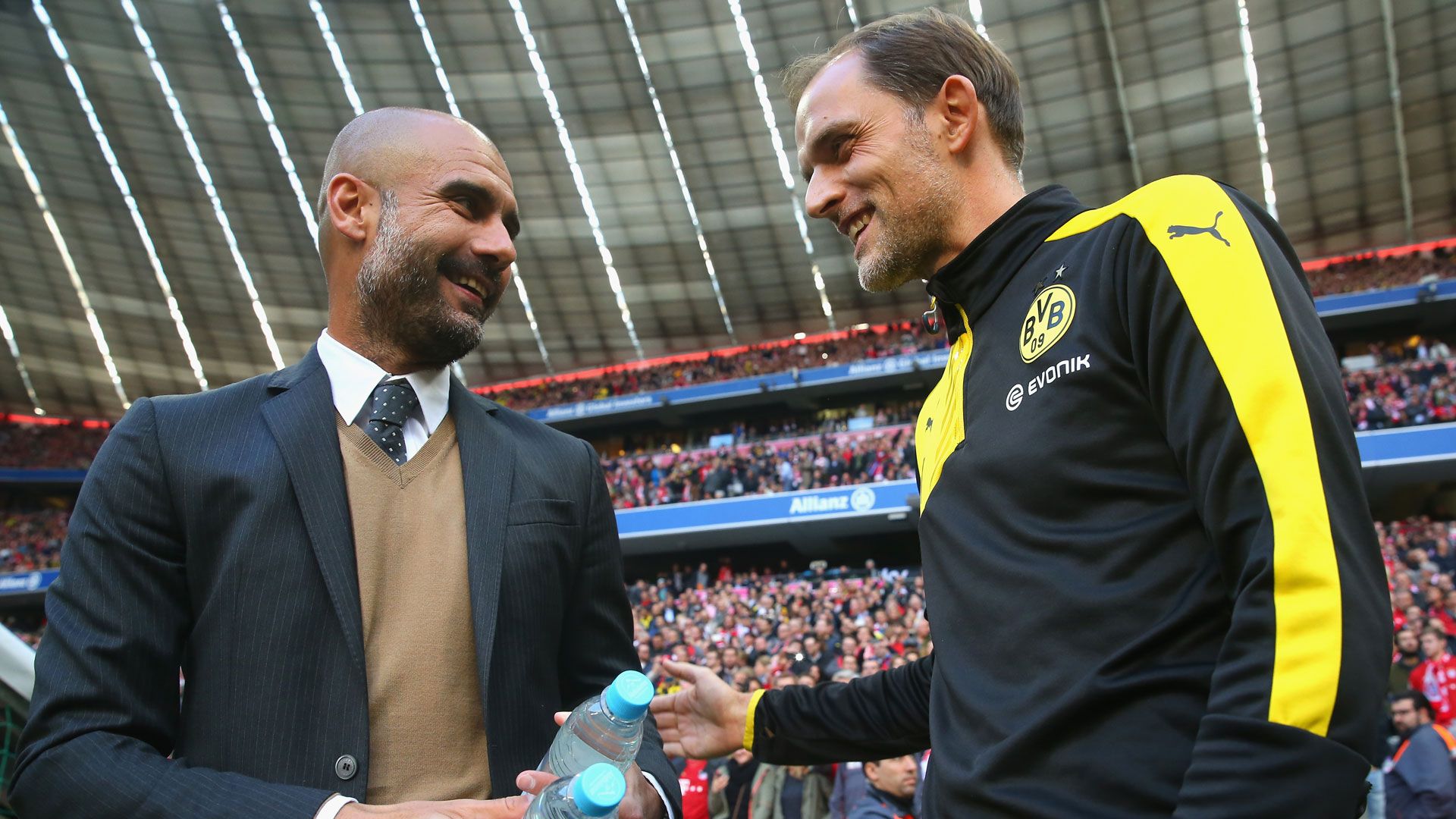 Pep Guardiola Thomas Tuchel Bayern München Munich Borussia Dortmund Bundesliga 04102015