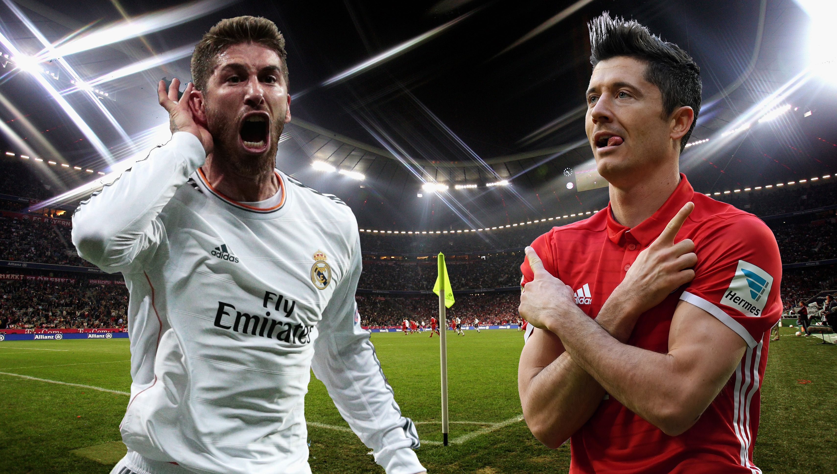 Ramos Lewandowski Real Bayern 12042017