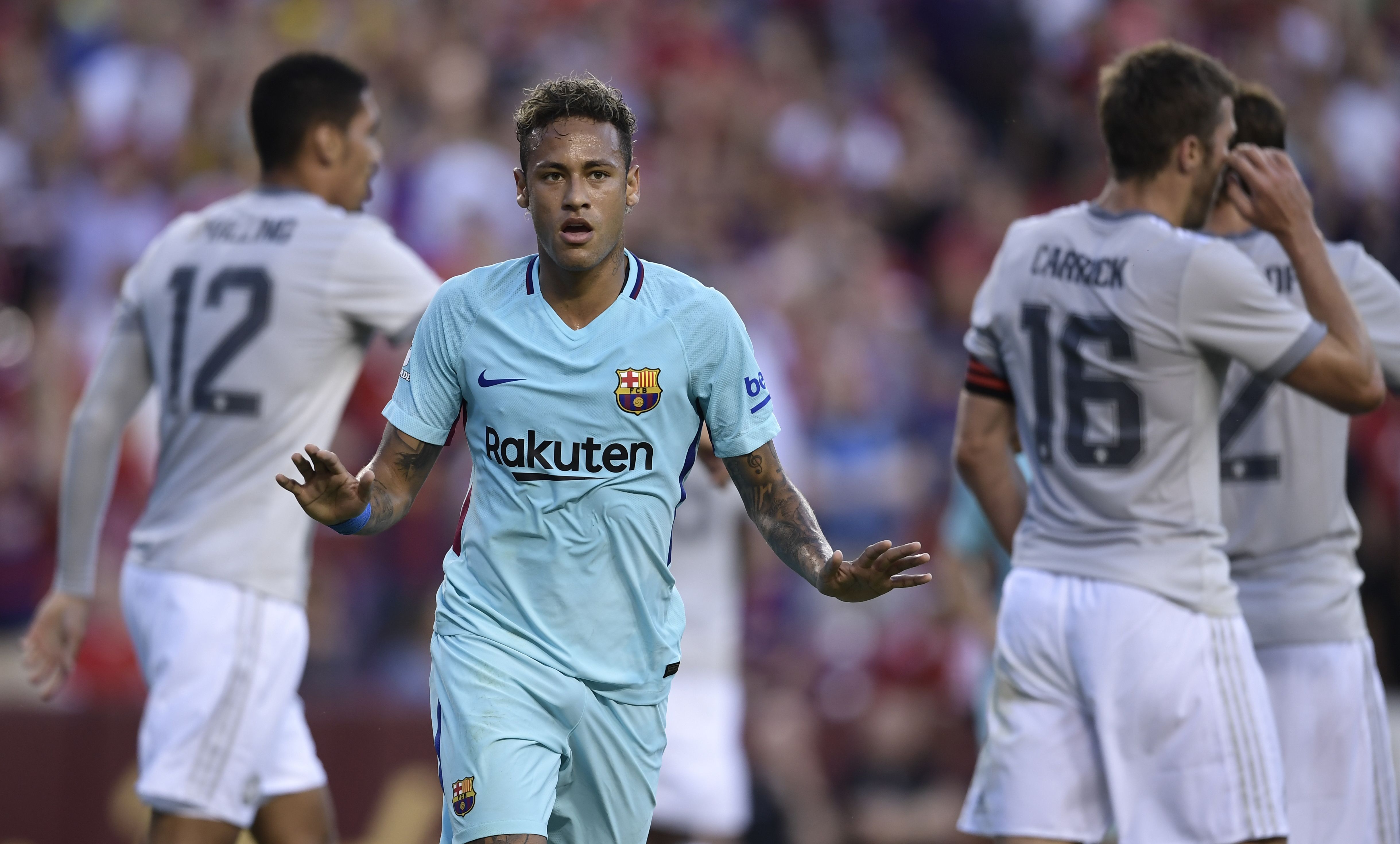 Neymar - Barcelona v Manchester United