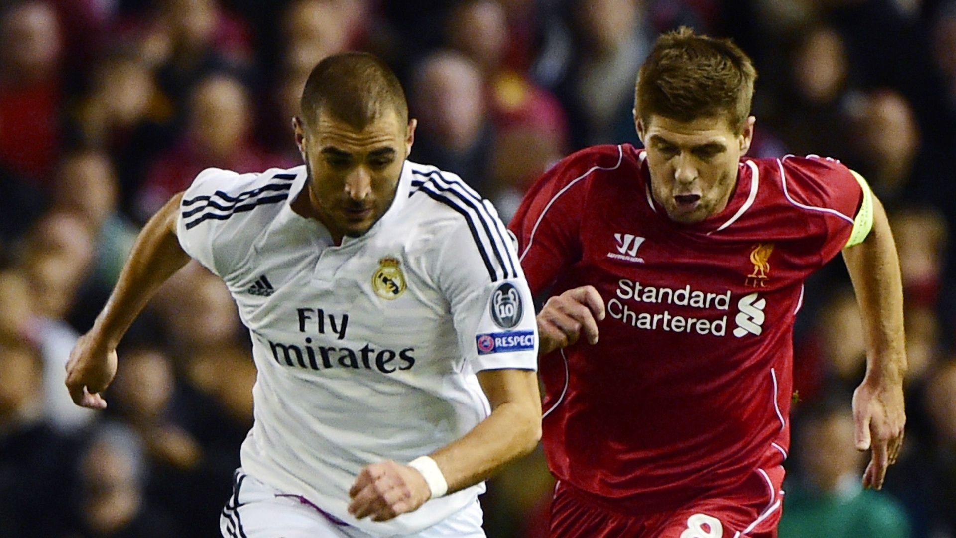 Liverpool Real Madrid 2014 Benzema Gerrard Champions League
