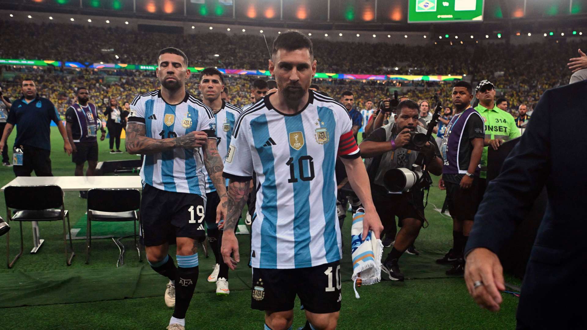 Lionel Messi Argentina Brasil Eliminatorias 21112023