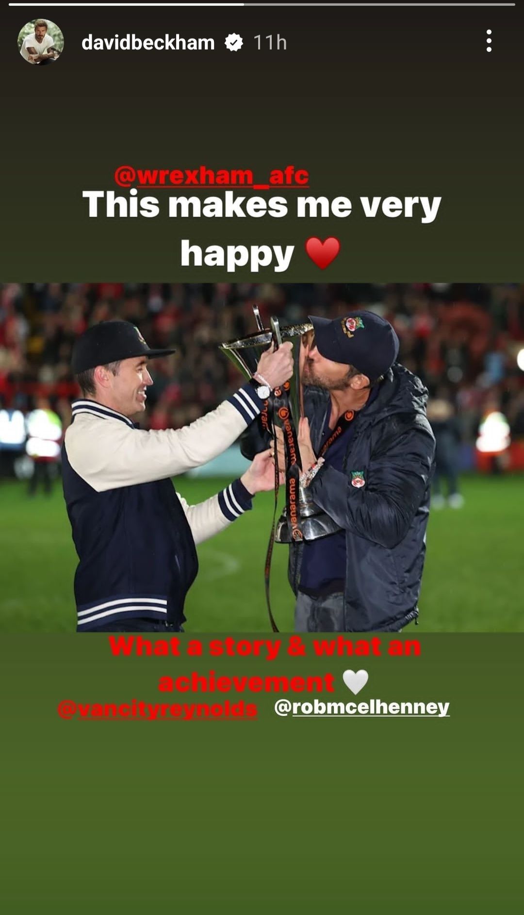 David Beckham Wrexham