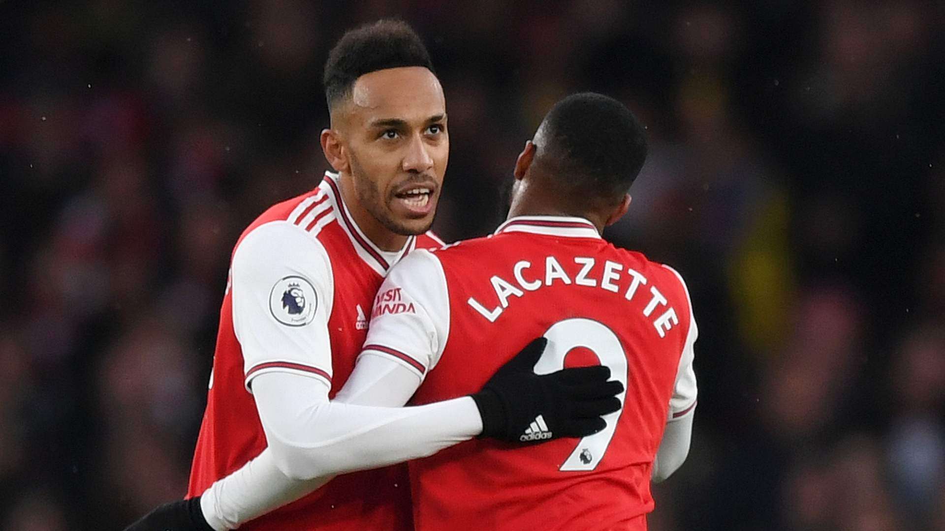 Alexandre Lacazette Pierre-Emerick Aubameyang Arsenal 2019-20