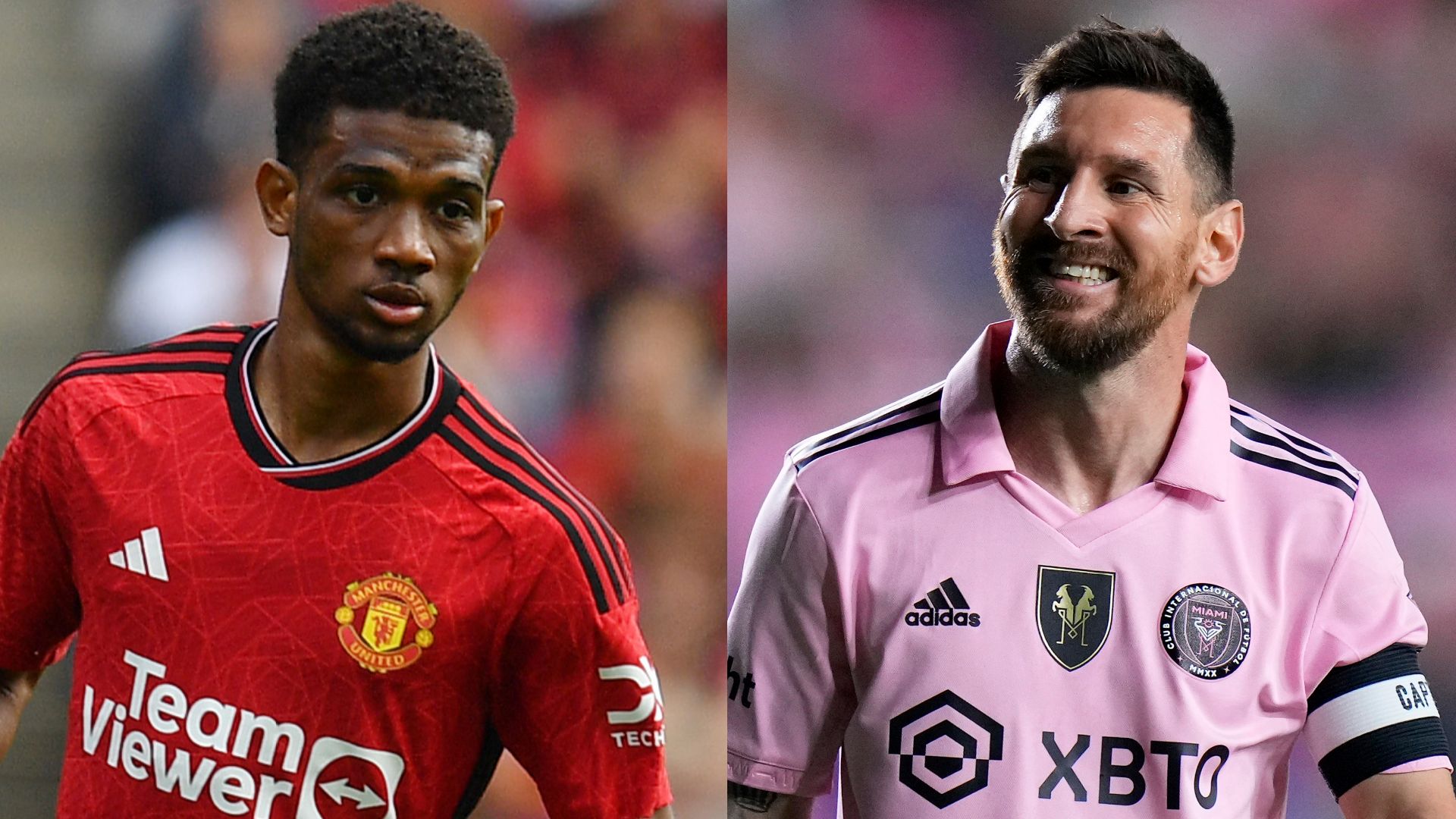 Amad Diallo Lionel Messi