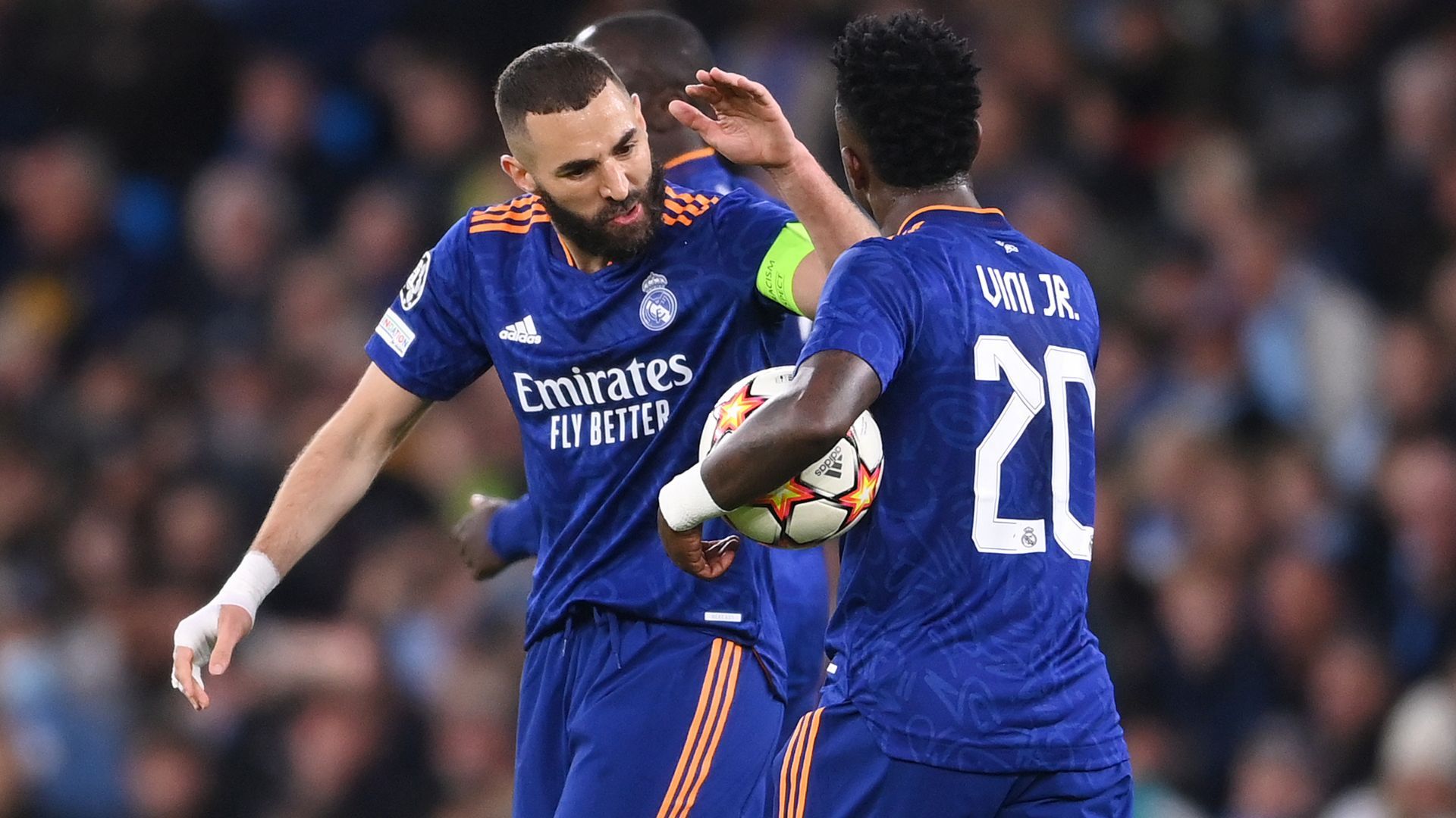 Benzema Vinicius Manchester City Real Madrid Champions 26042022