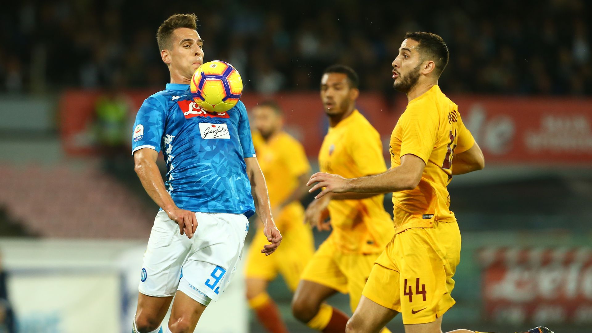 Arkadiusz Milik Napoli Roma Serie A