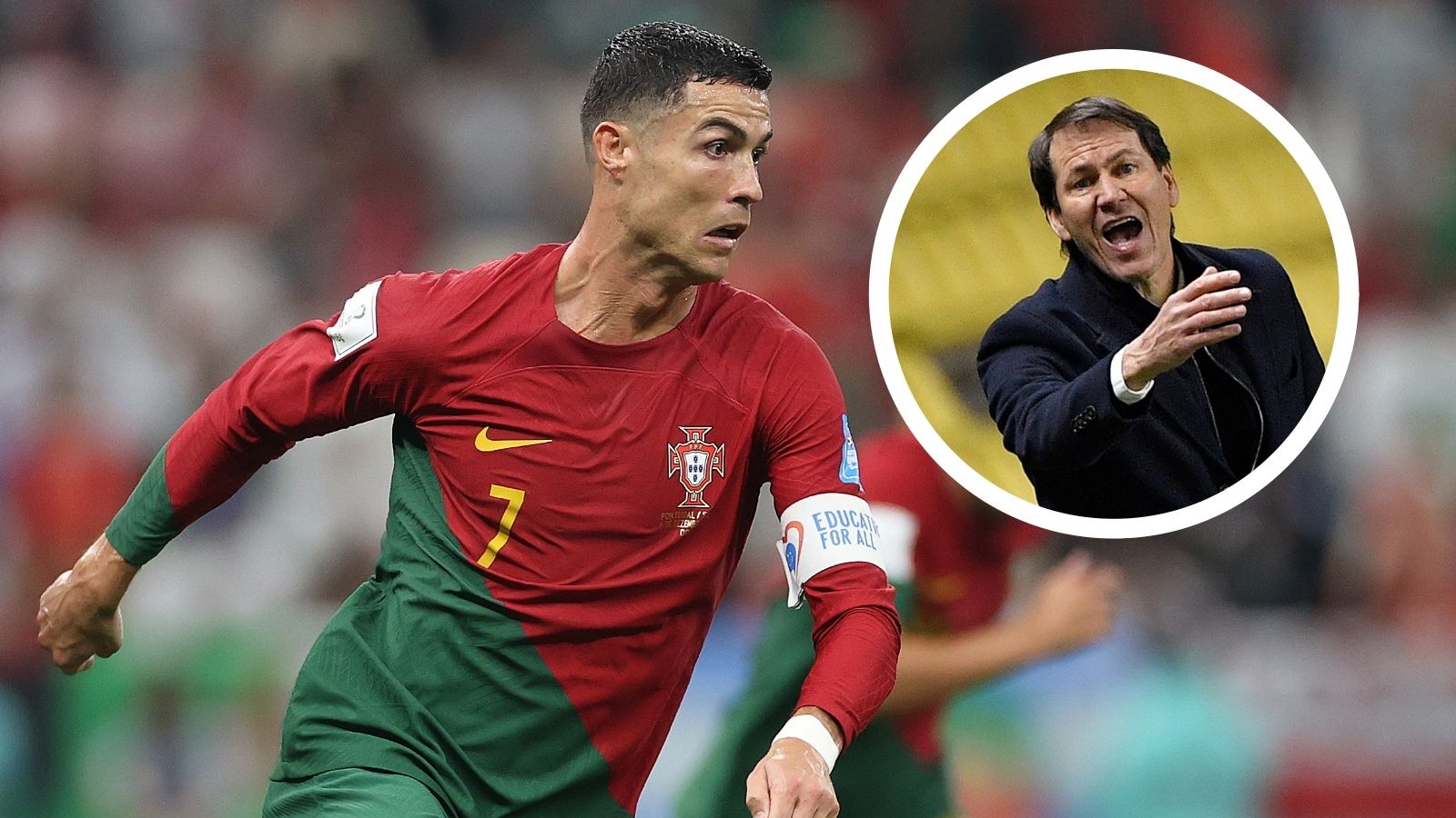 rudi garcia - cristiano ronaldo