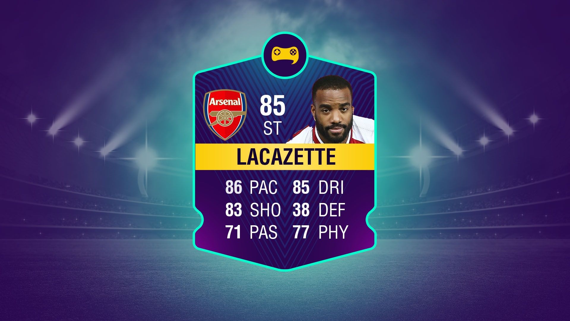 Alexandre Lacazette FIFA card