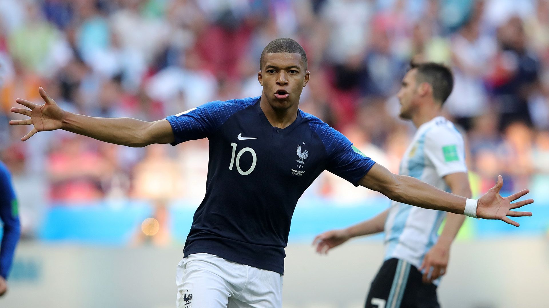 Kylian Mbappe France Argentina World Cup 2018 300618