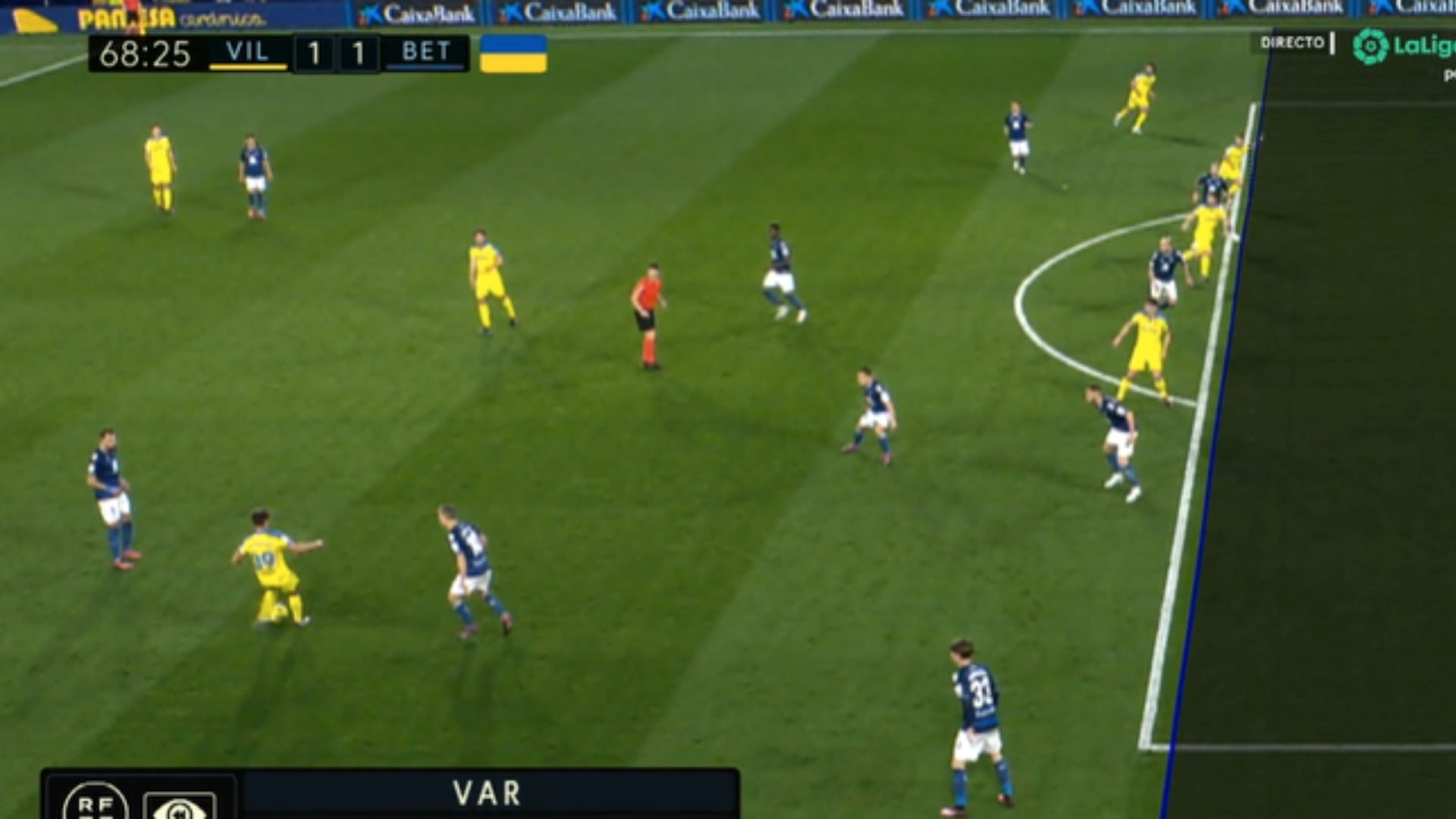 Captura TV VIllarreal Betis