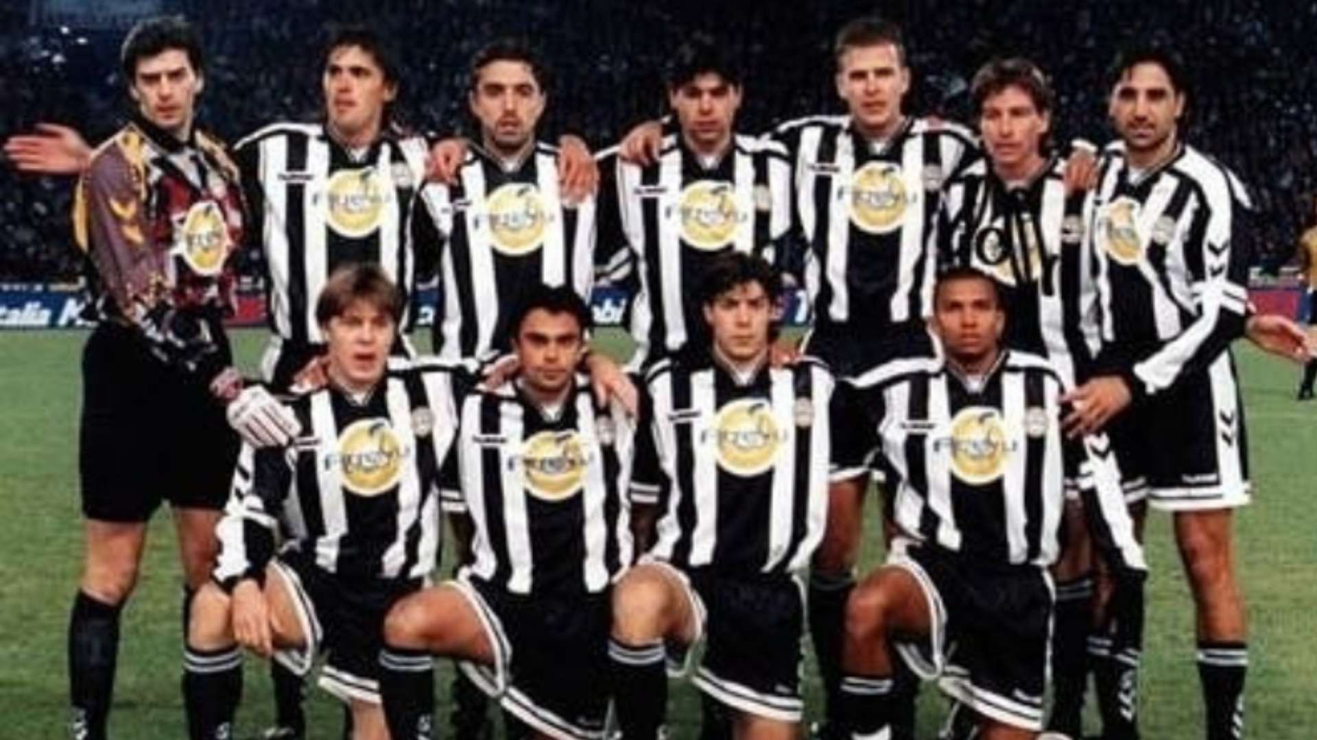 Udinese lineups Serie A 1997/98