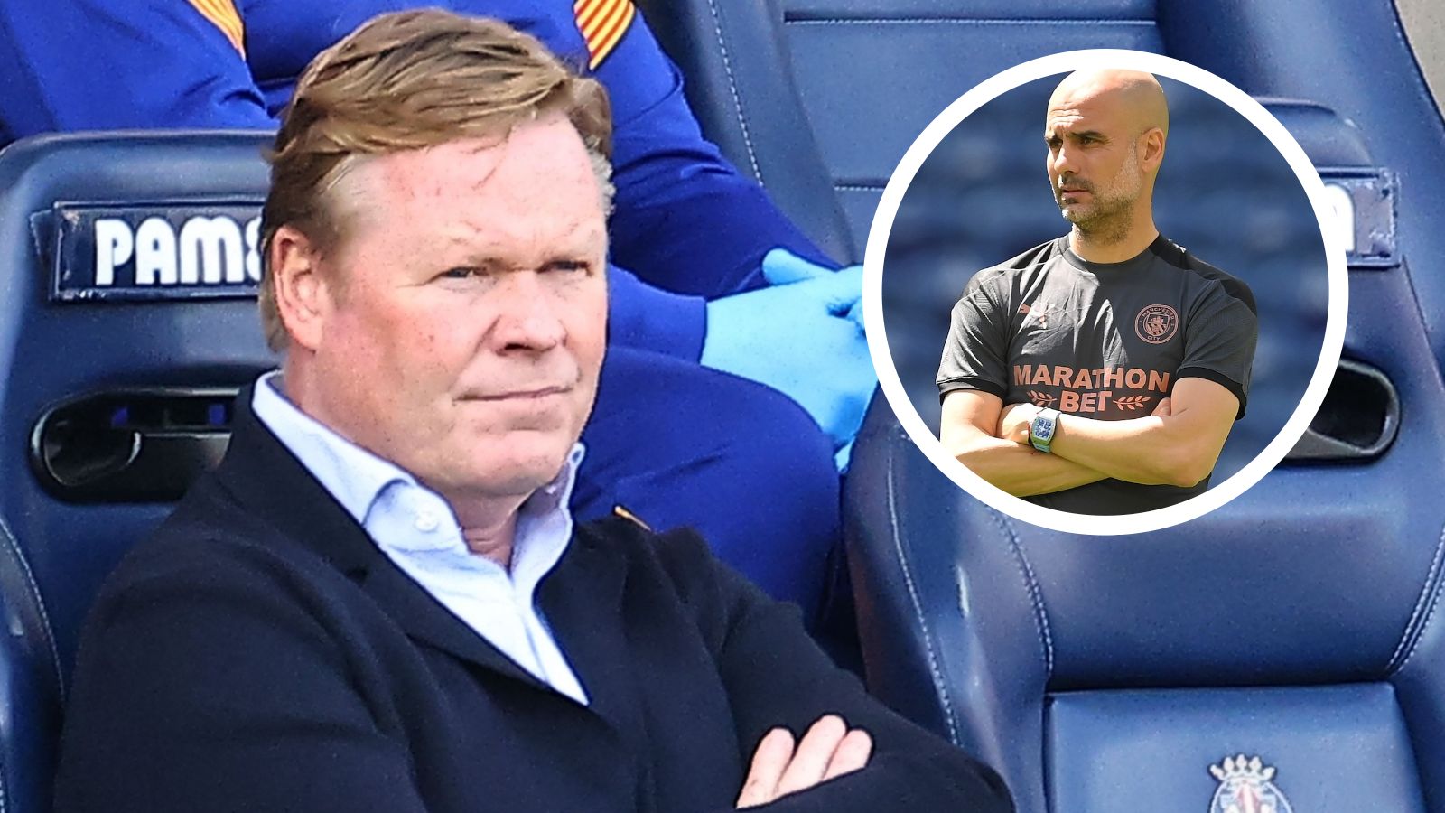 Ronald Koeman Pep Guardiola 2021