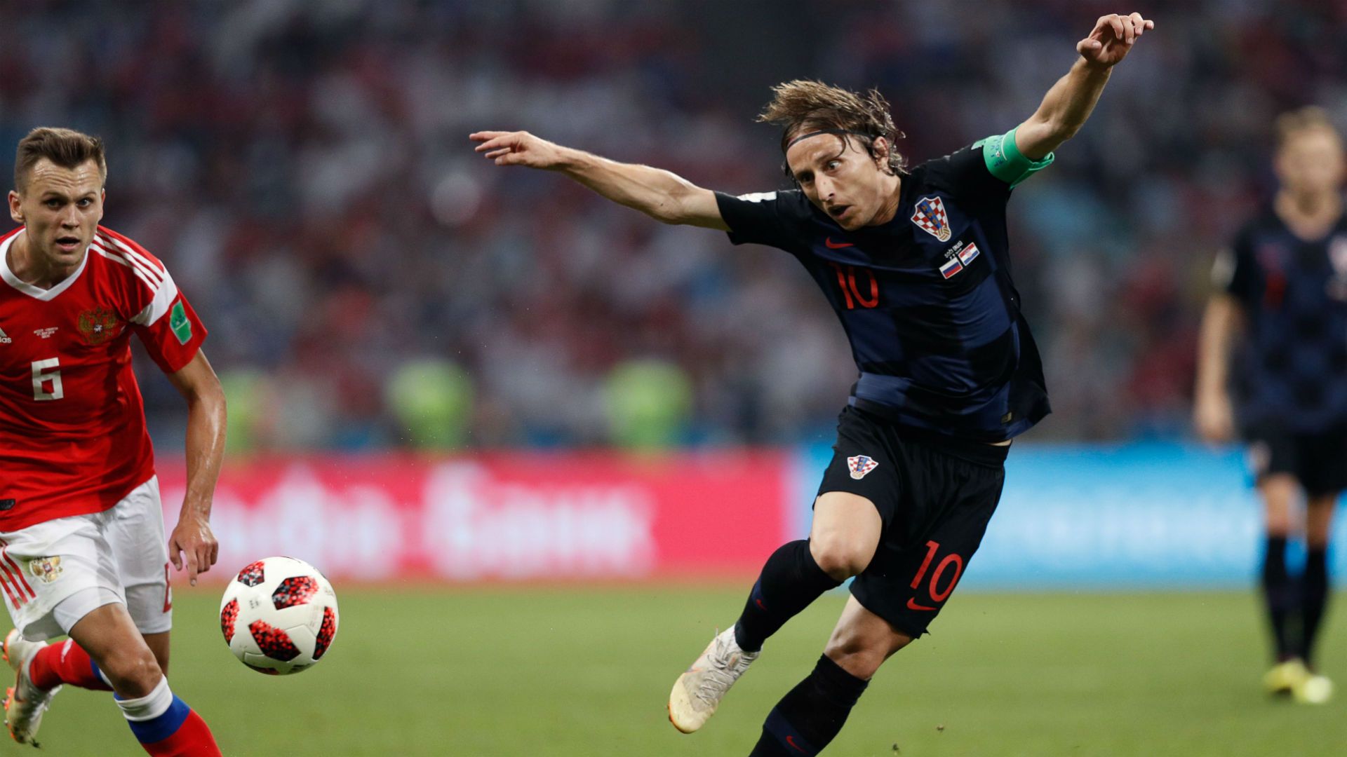 russia croatia - luka modric denis cheryshev - world cup - 07072018