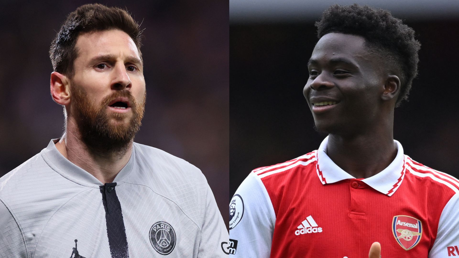 Lionel Messi Bukayo Saka