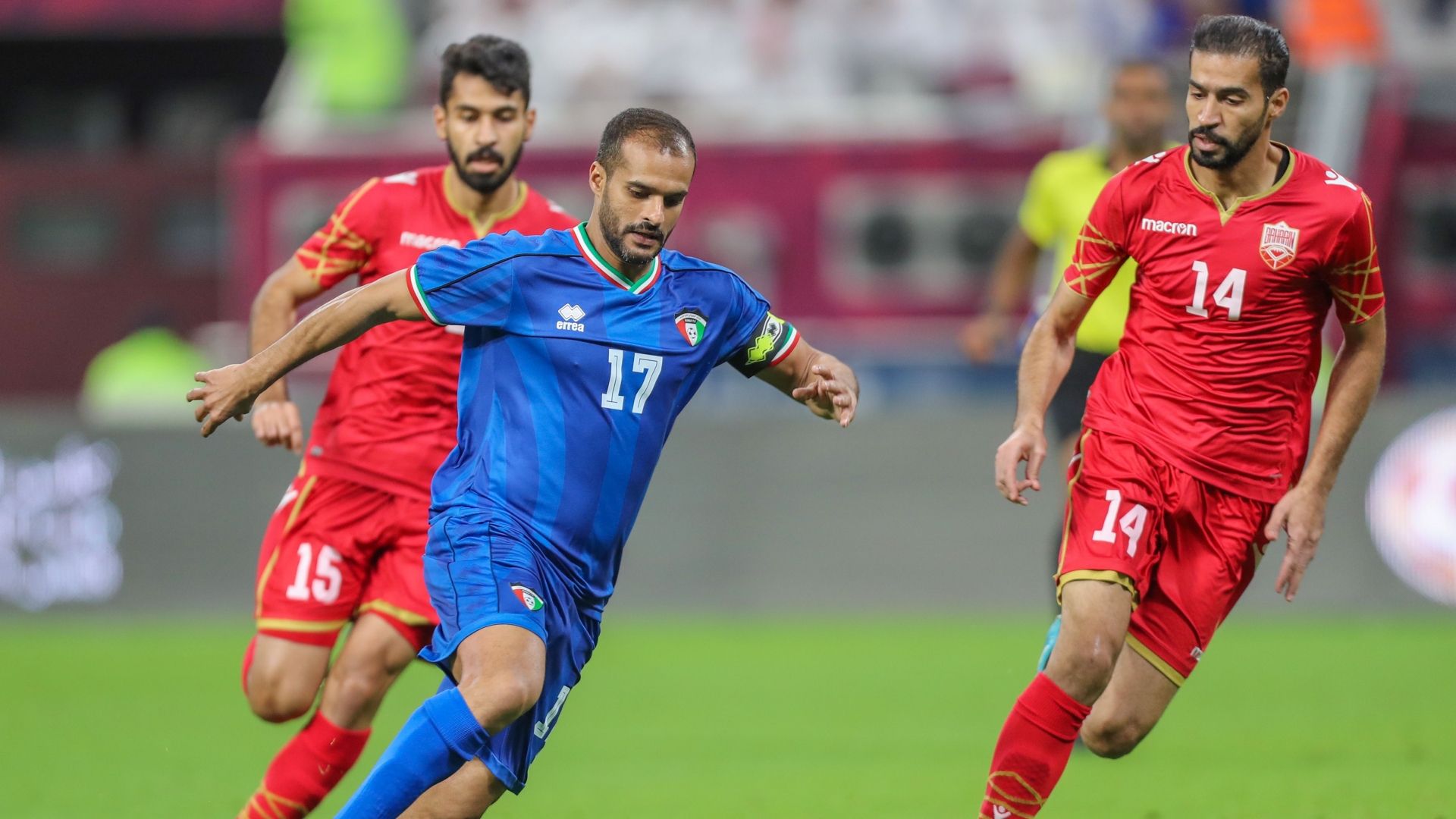 Bader Al Mutawa Ali Haram (R) Kuwait Bahrain Arabian Gulf Cup  December 2, 2019