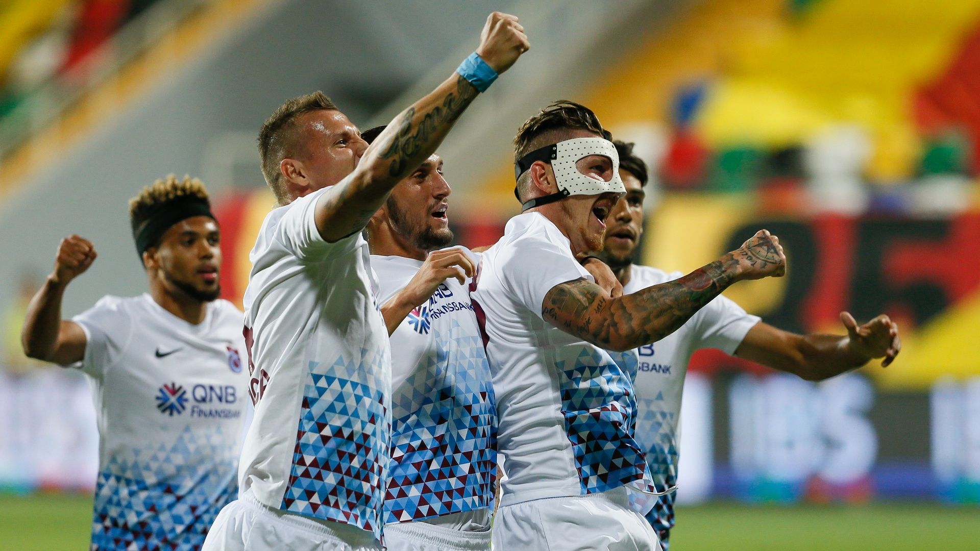 Trabzonspor goal celebration 2682017