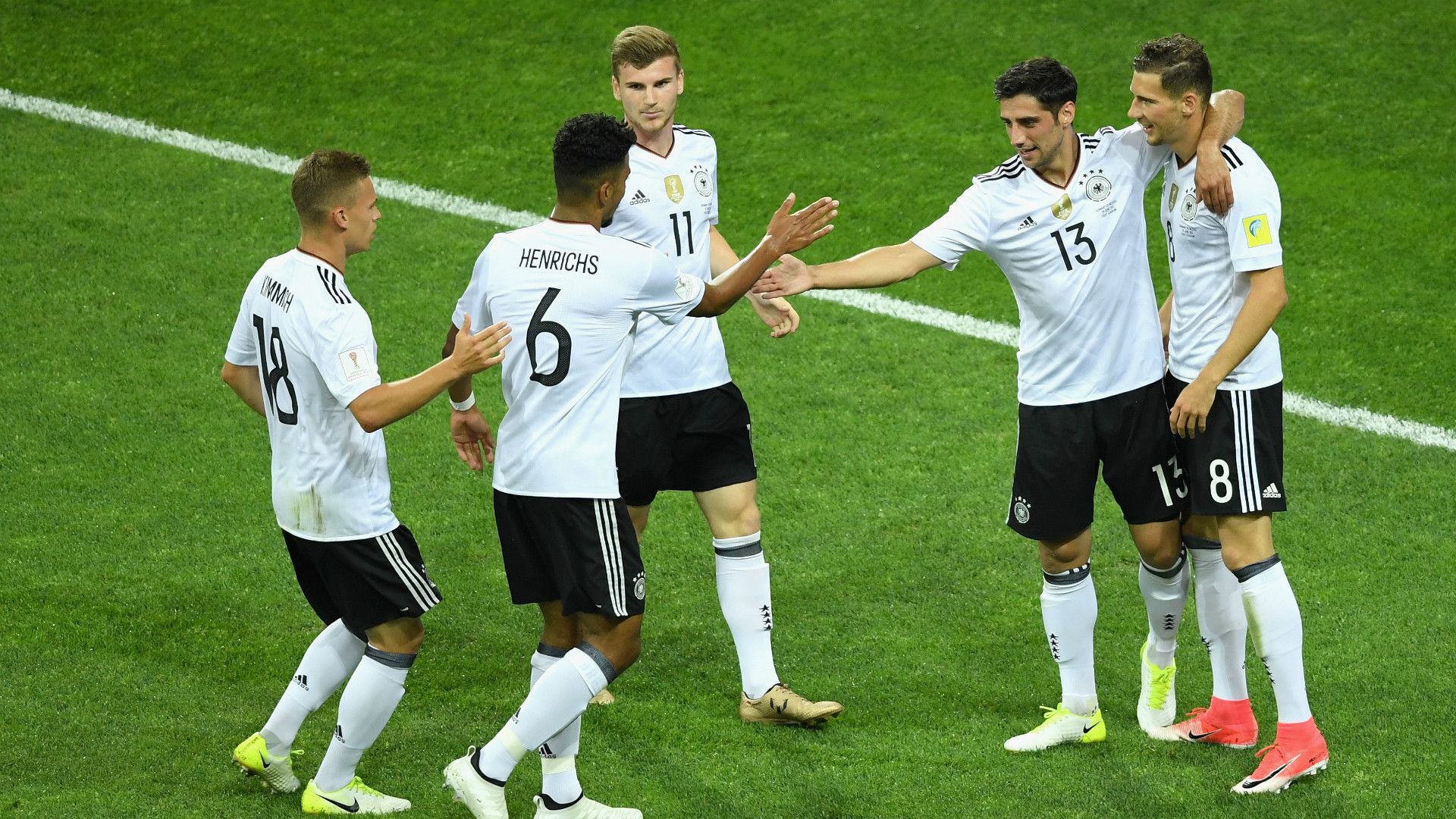 Germany celebrates Mexico Confederations Cup