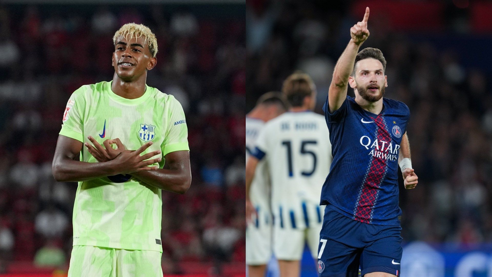 Barcellona PSG Lamine Yamal Kvaratskhelia