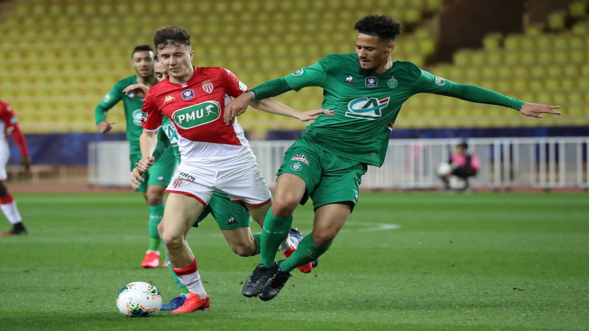 Aleksandr Golovin  Wesley Fofana Monaco ASSE Coupe de France 28012020