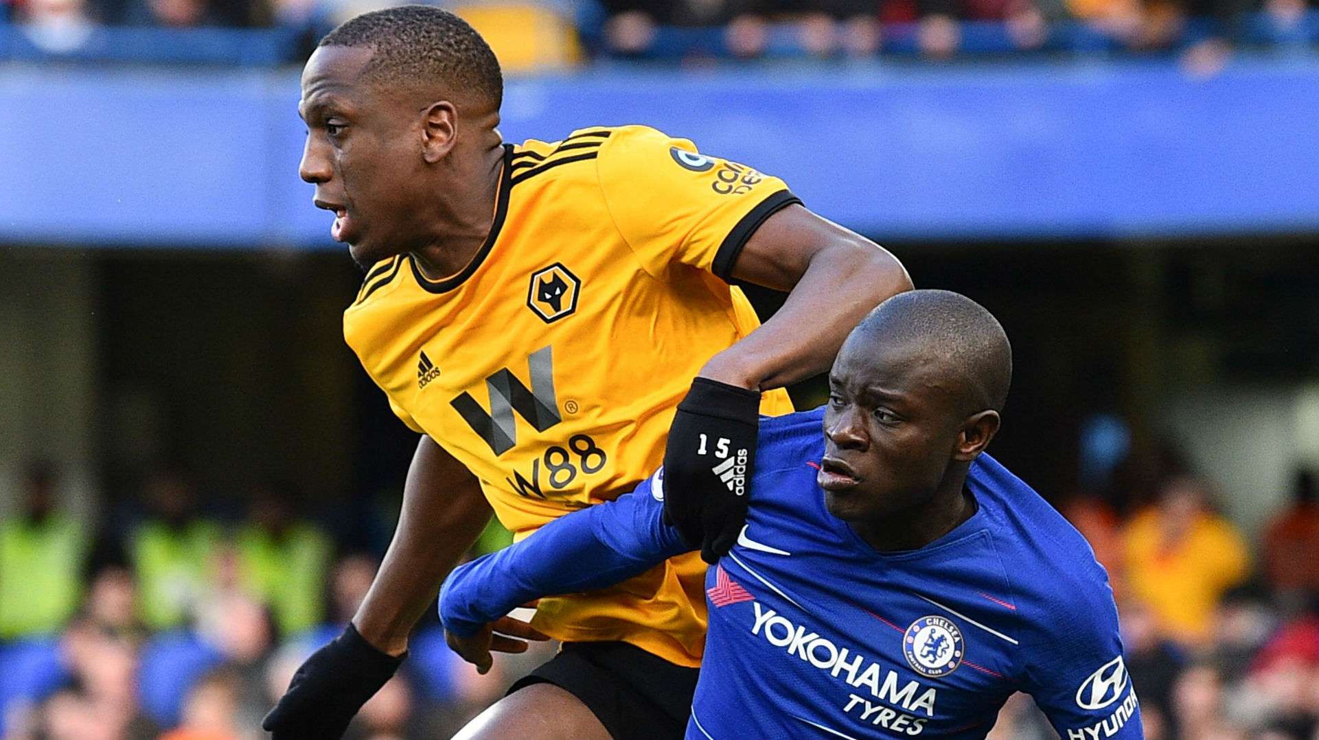 Wily Boly Wolves N'Golo Kante Chelsea