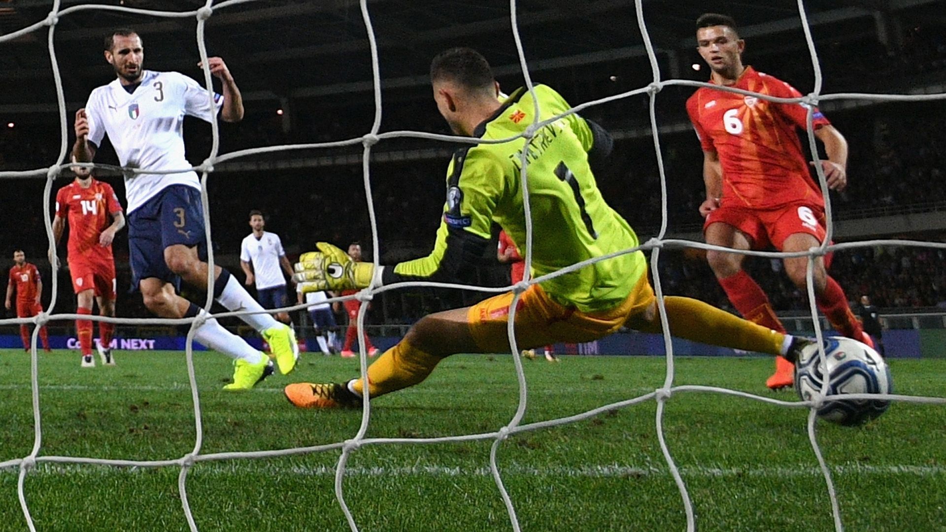 Giorgio Chiellini Italy Macedonia