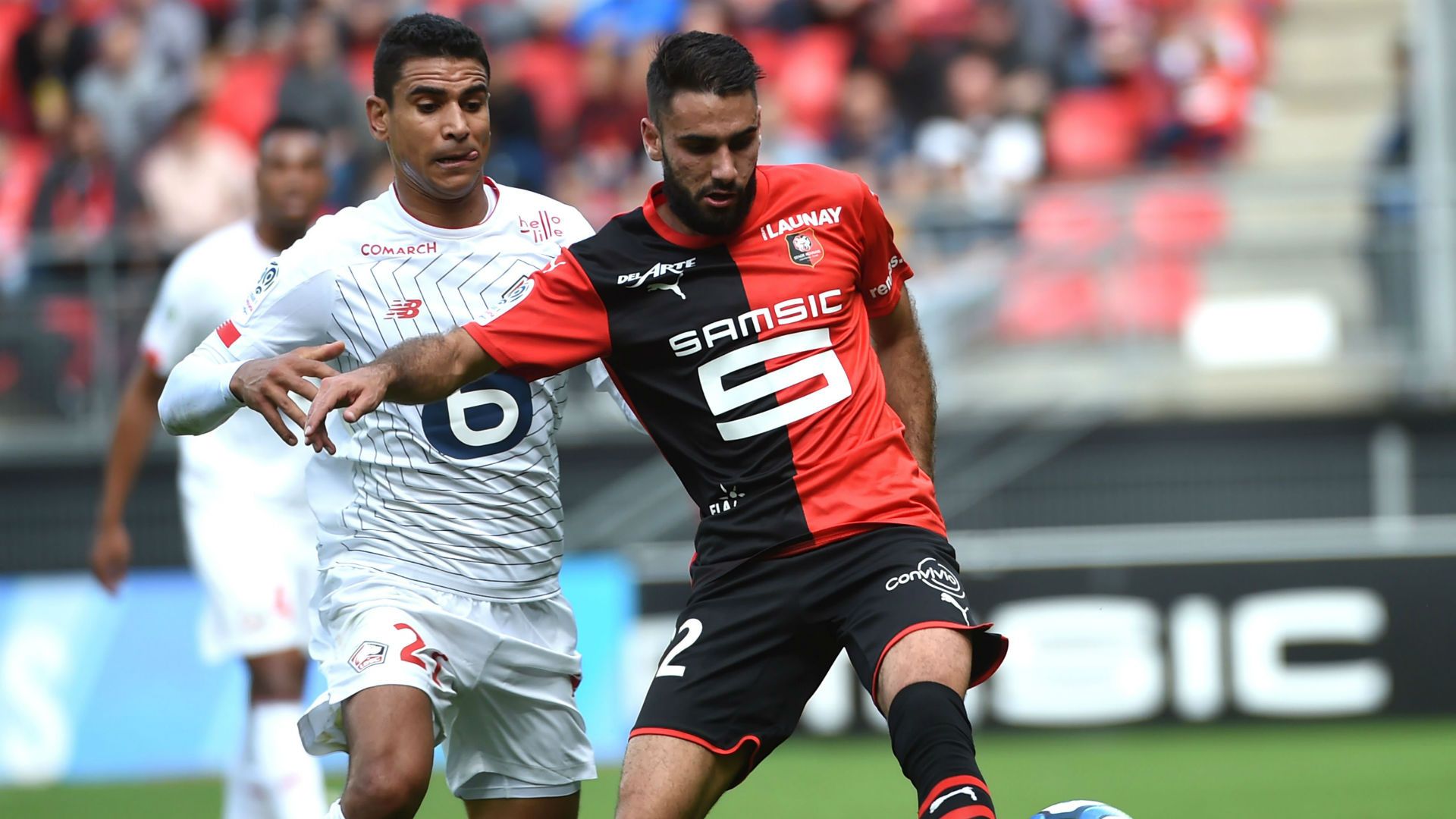 Benjamin Andre Romain Del Castillo Rennes Lille Ligue 1